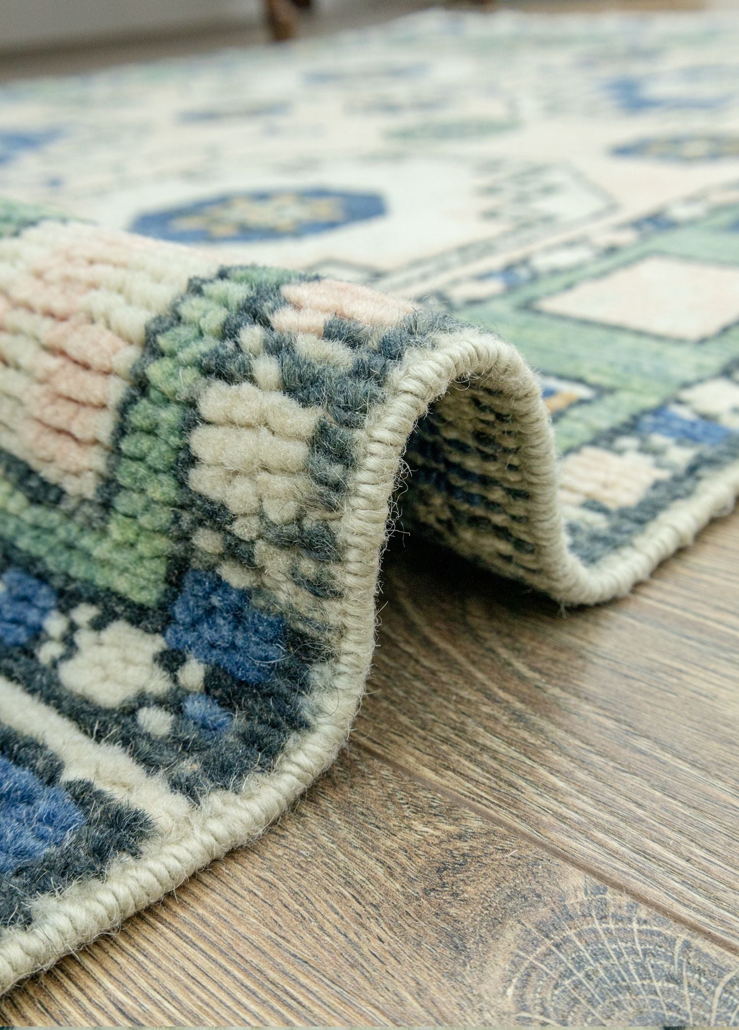 Soho Antiq-Fida Rustik Desenli Yün Halı 108x150 Cm-Halı-5-Milagron.com