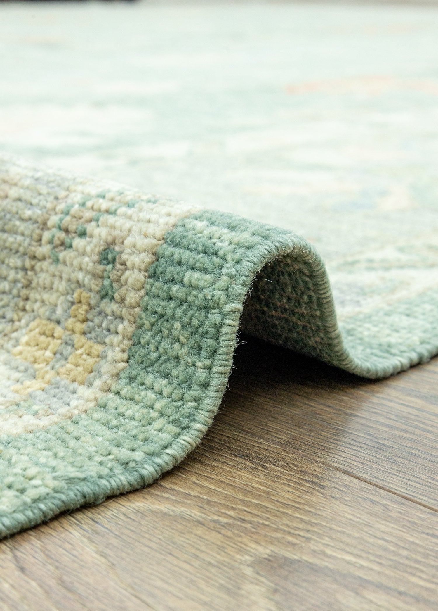 Soho Antiq-Firuze El Dokuma Yün Uşak Halısı 309x419 Cm-Halı-6-Milagron.com