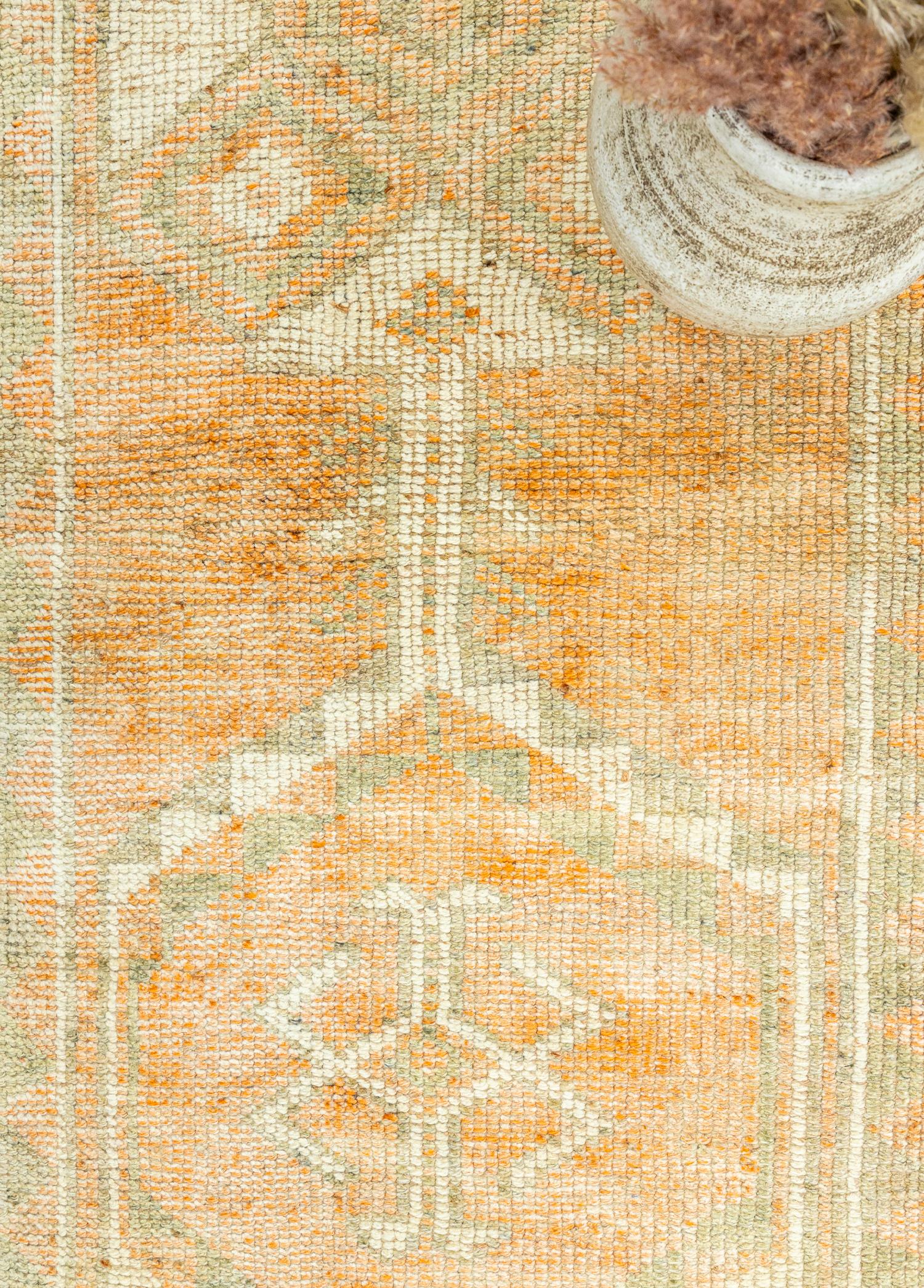 Soho Antiq-Geven Pastel Renkli Yün Herki Yolluk 76x363 Cm-Halı-3-Milagron.com