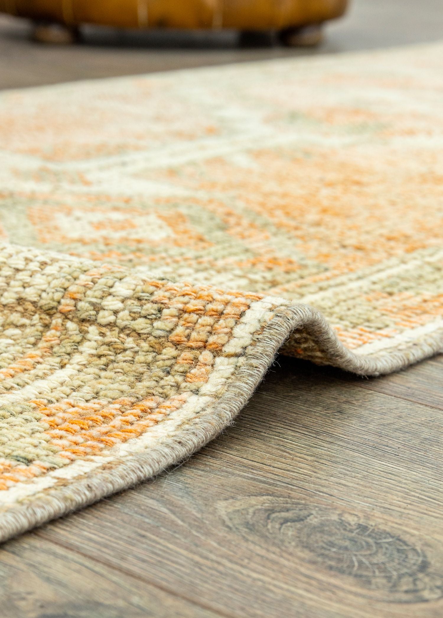 Soho Antiq-Geven Pastel Renkli Yün Herki Yolluk 76x363 Cm-Halı-5-Milagron.com