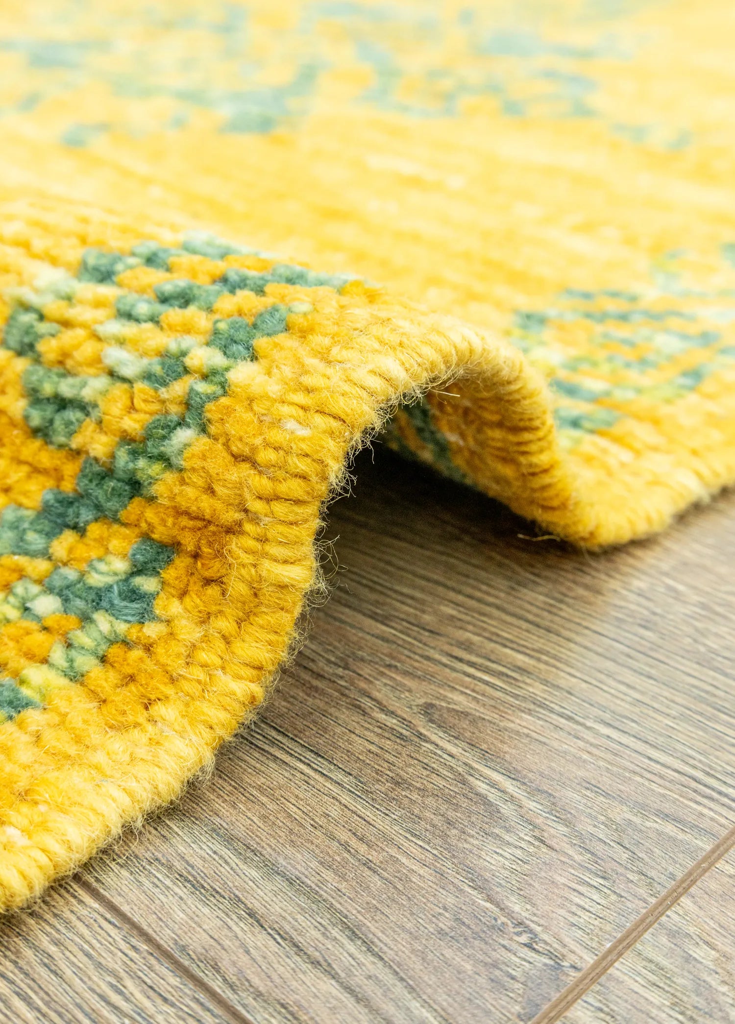 Soho Antiq-Gilan El Dokuma Sarı Uşak Halı 89x143 Cm-5-Milagron.com