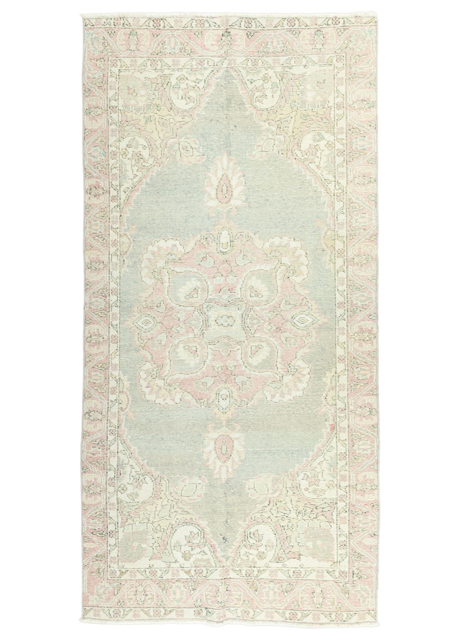 Soho Antiq-Gilan Madalyon Tasarımlı El Dokuma Halı 109x212 Cm-Halı-1-Milagron.com