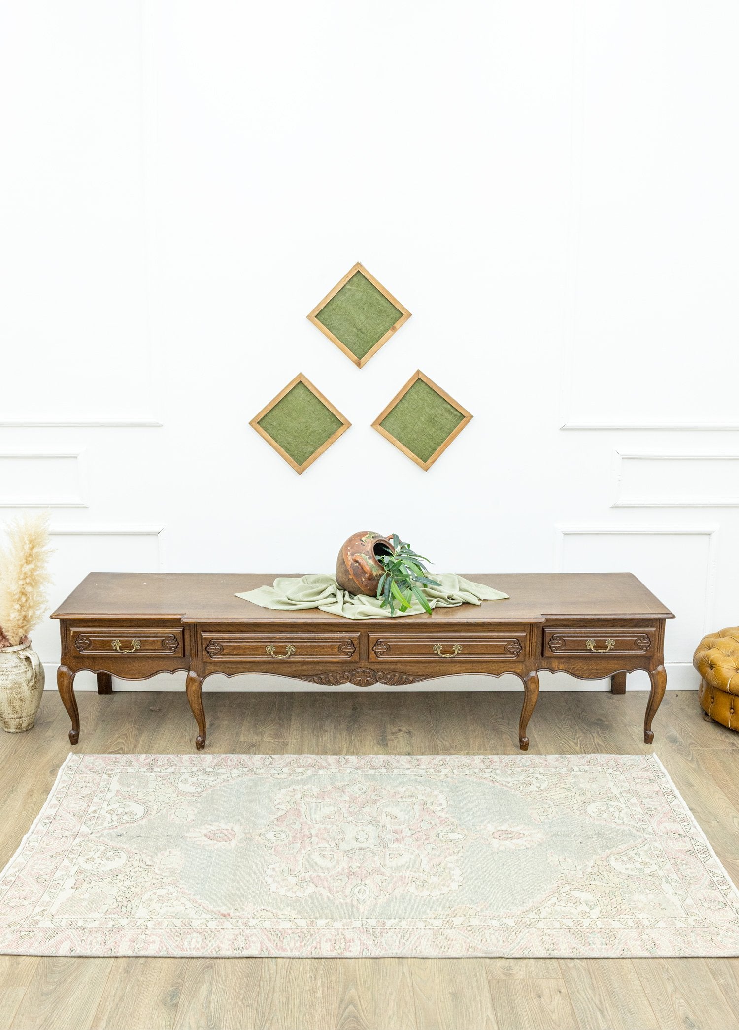 Soho Antiq-Gilan Madalyon Tasarımlı El Dokuma Halı 109x212 Cm-Halı-2-Milagron.com