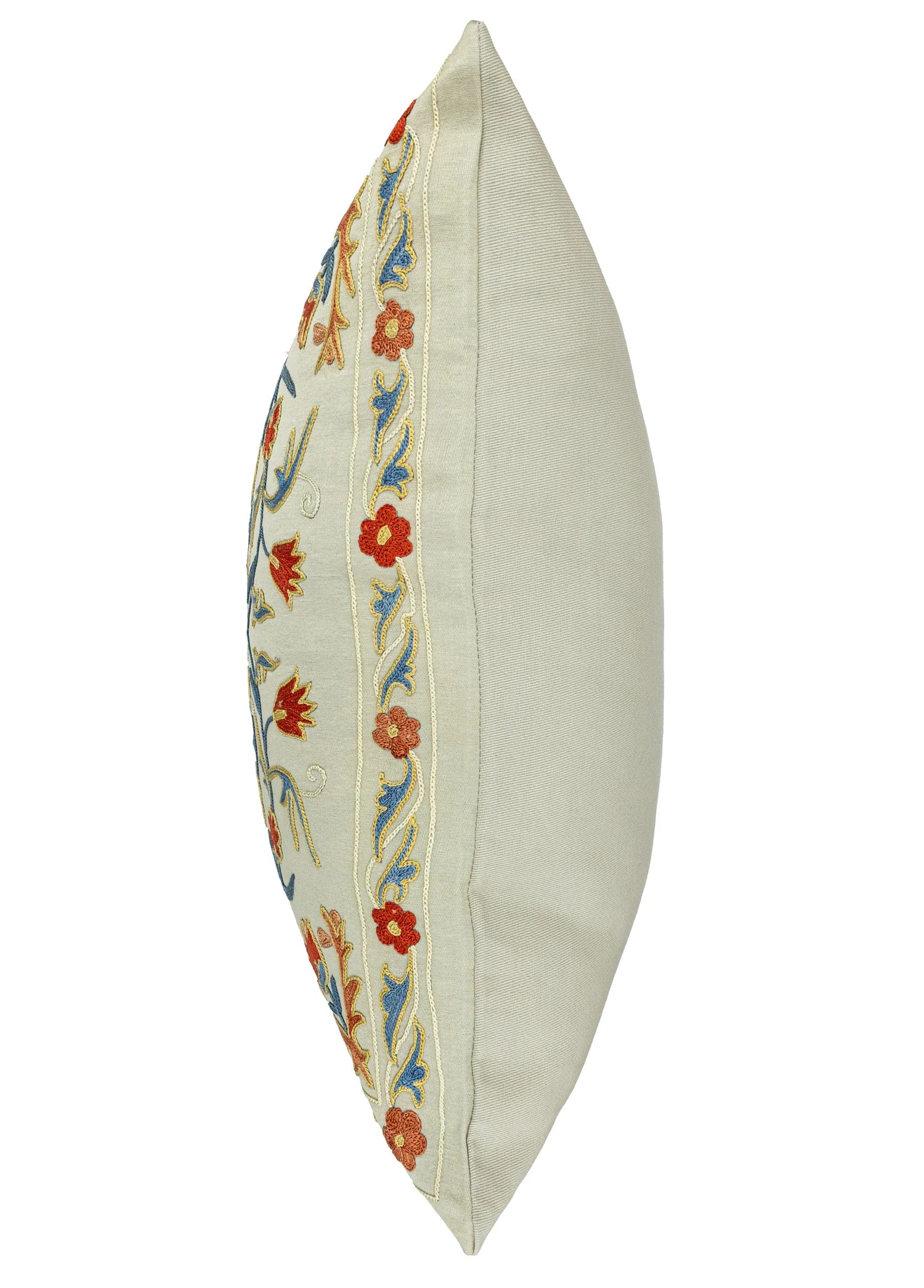 Soho Antiq-Gizel Floral Tasarımlı Kırlent 50x50 Cm-6-Milagron.com