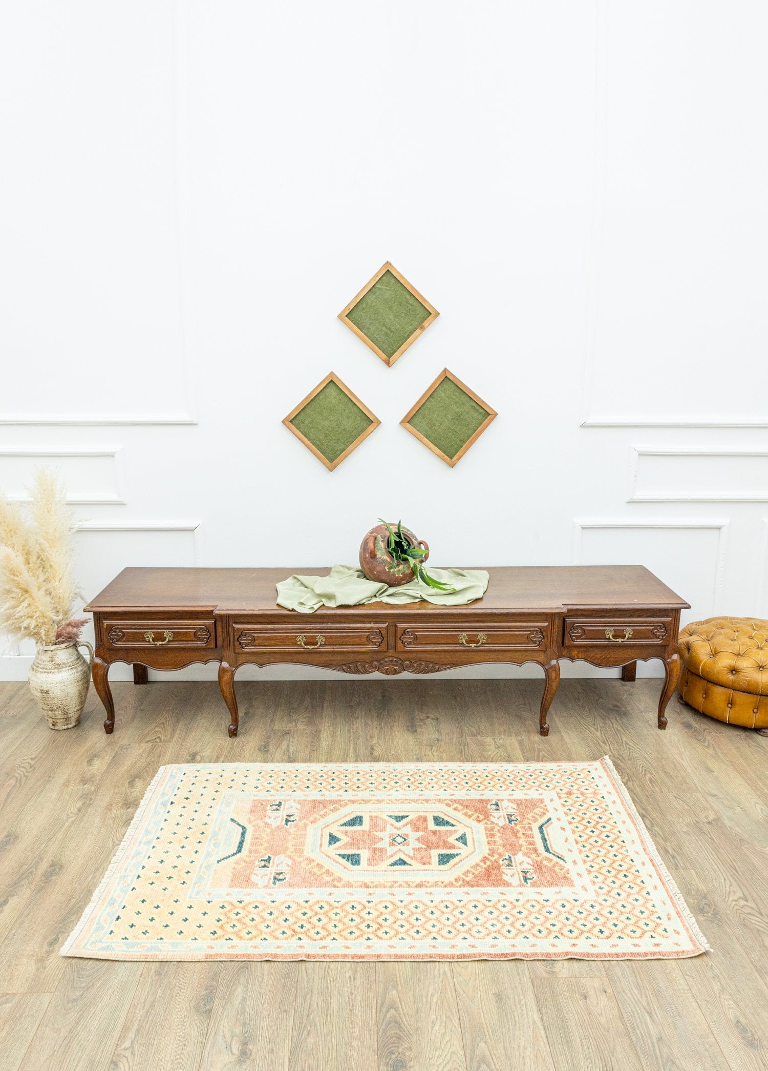 Soho Antiq-Granada Yıldız Desenli Yün Halı 95 x 158 Cm-Halı-2-Milagron.com