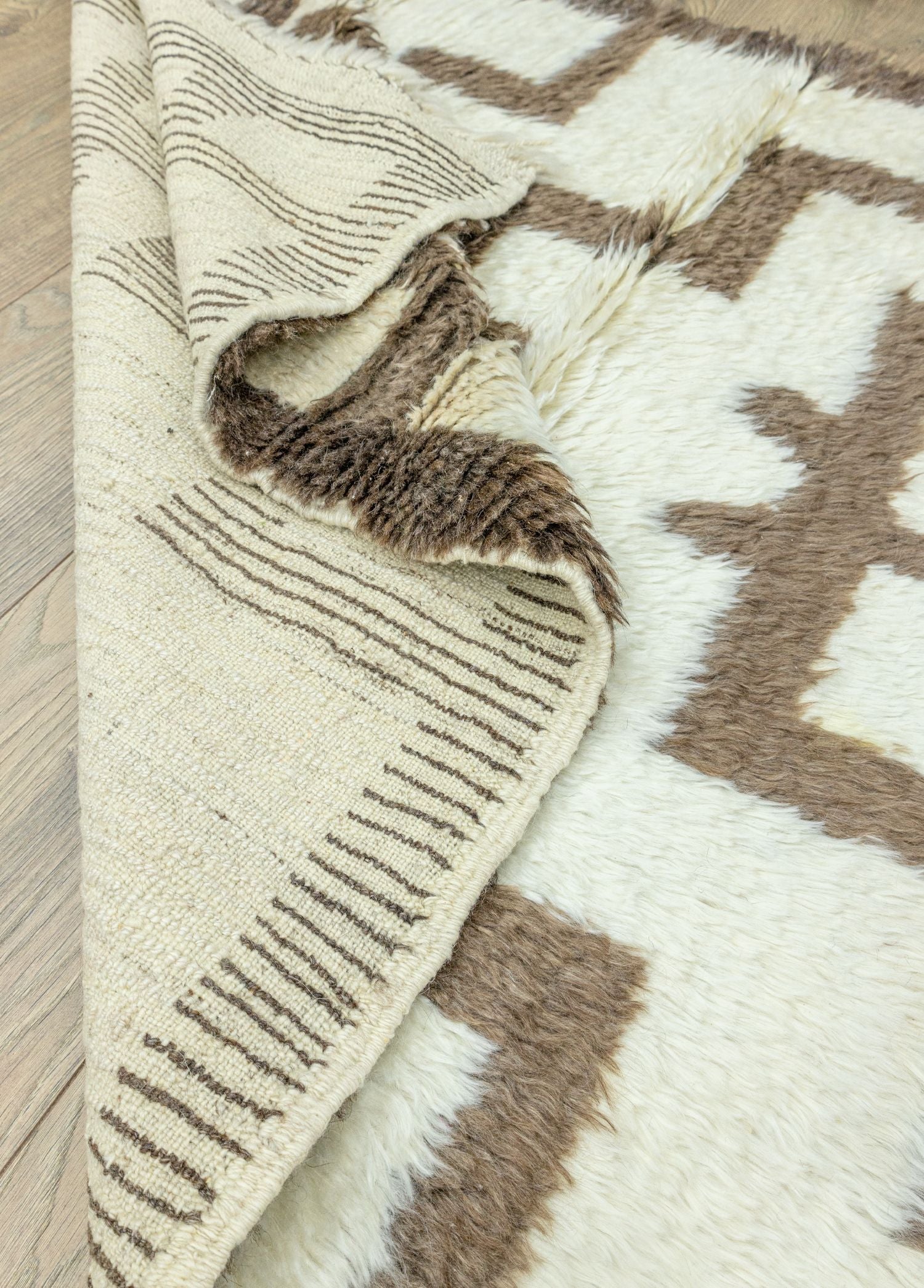 Soho Antiq-Gulivand Merdiven Desenli Tiftik Halı 115x162 Cm-Halı-6-Milagron.com