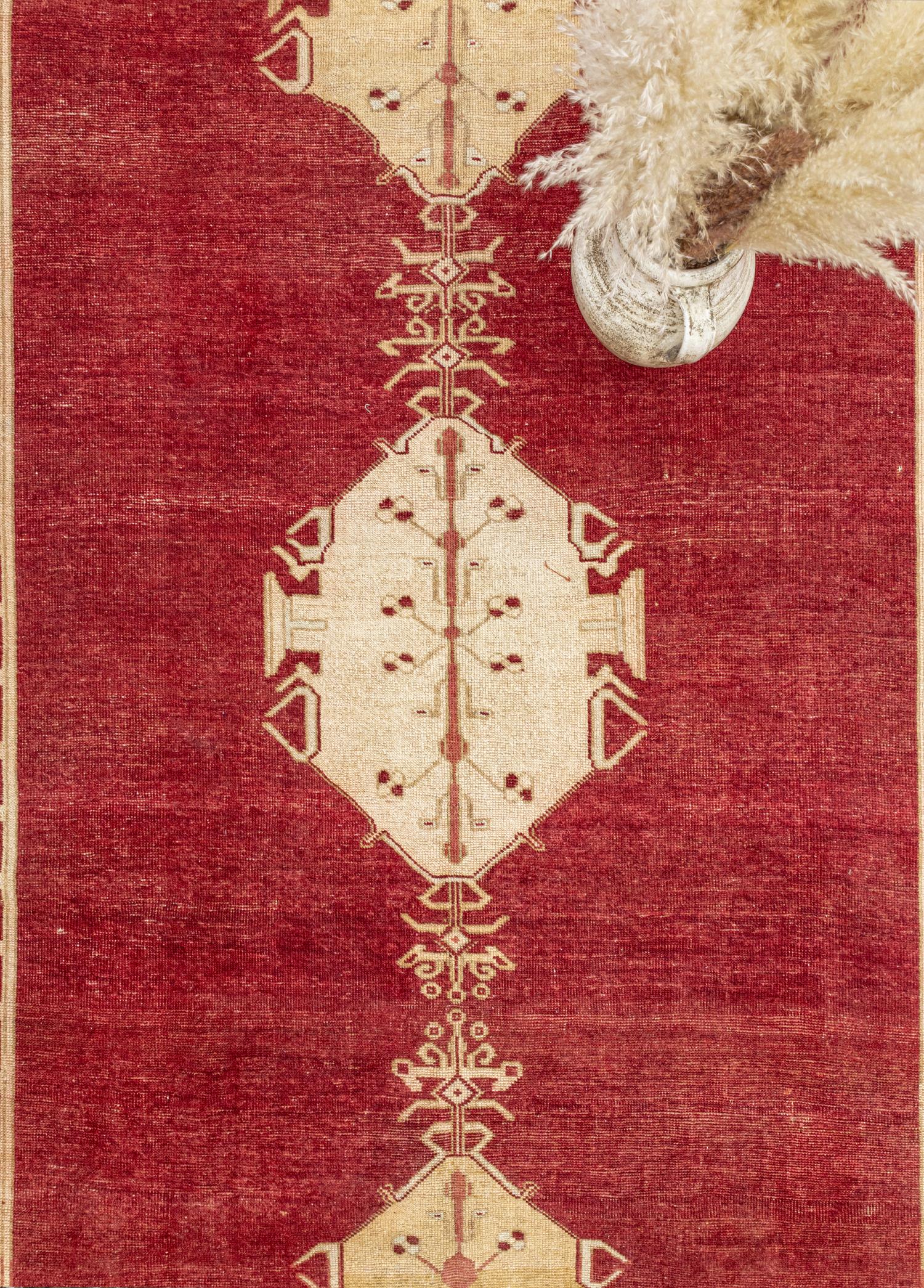 Soho Antiq-Halia Kırmızı Vintage Yün Halı 191x349 Cm-Halı-3-Milagron.com