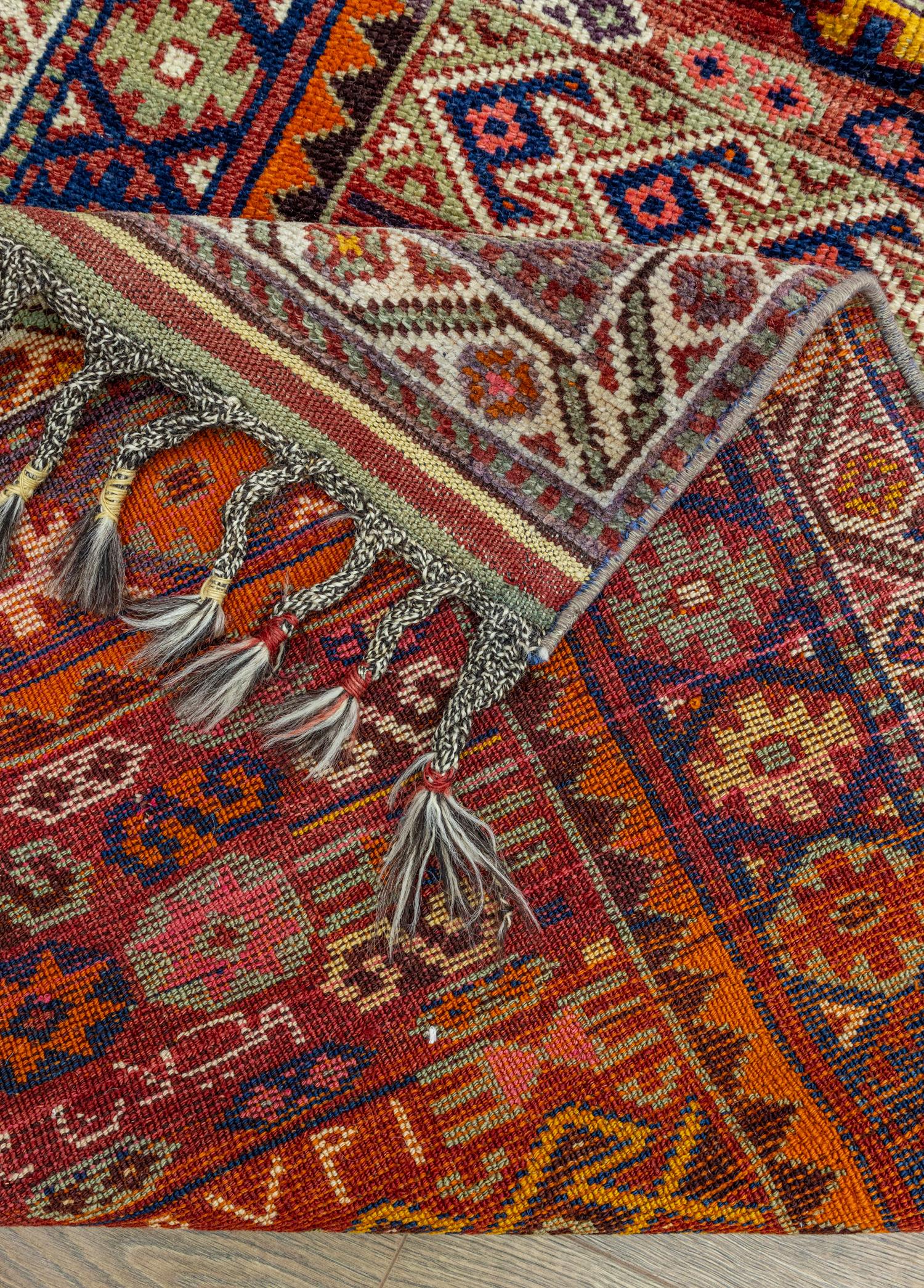 Soho Antiq-Hannes Etnik Desenli El Dokuma Yolluk 89x397 Cm-Halı-5-Milagron.com