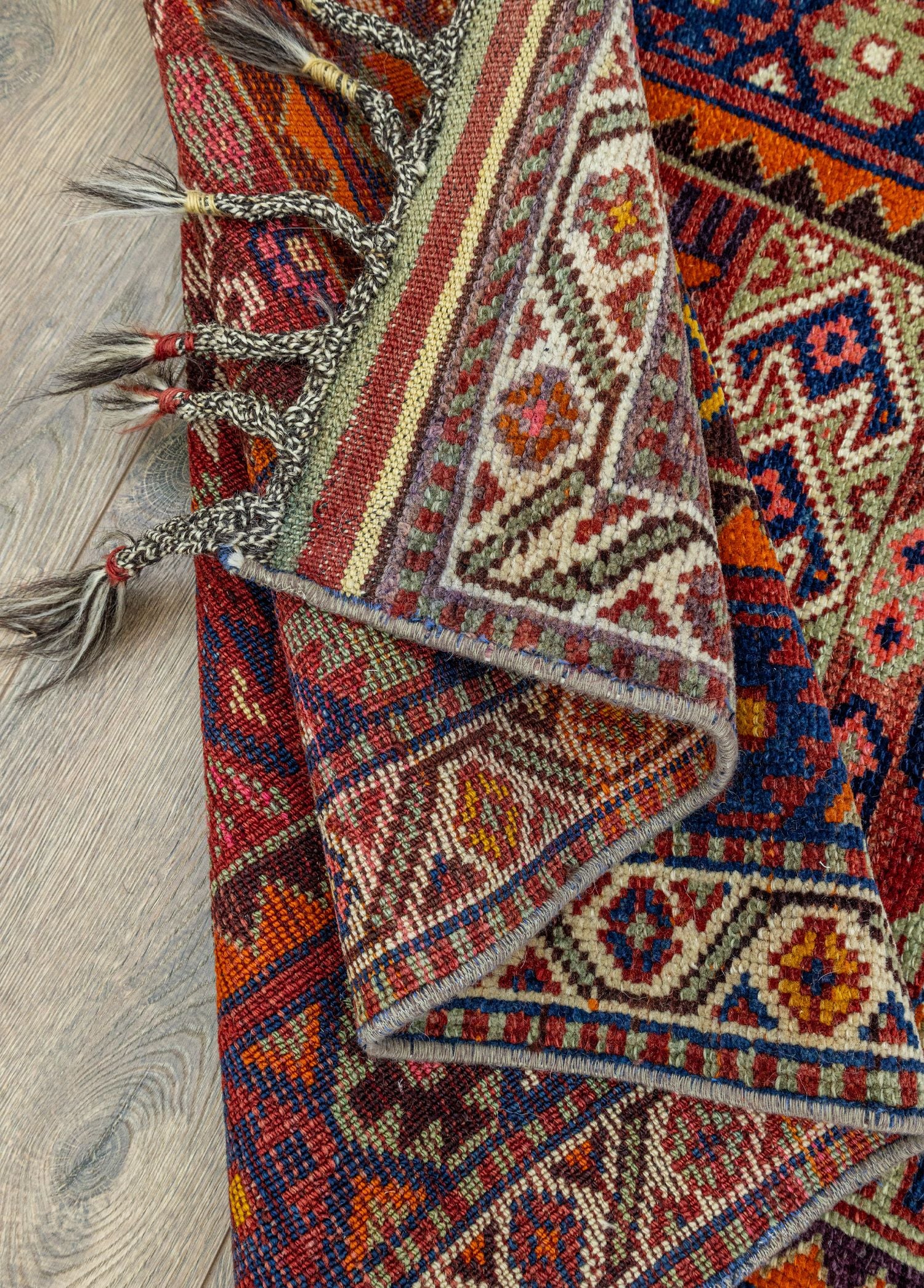 Soho Antiq-Hannes Etnik Desenli El Dokuma Yolluk 89x397 Cm-Halı-7-Milagron.com