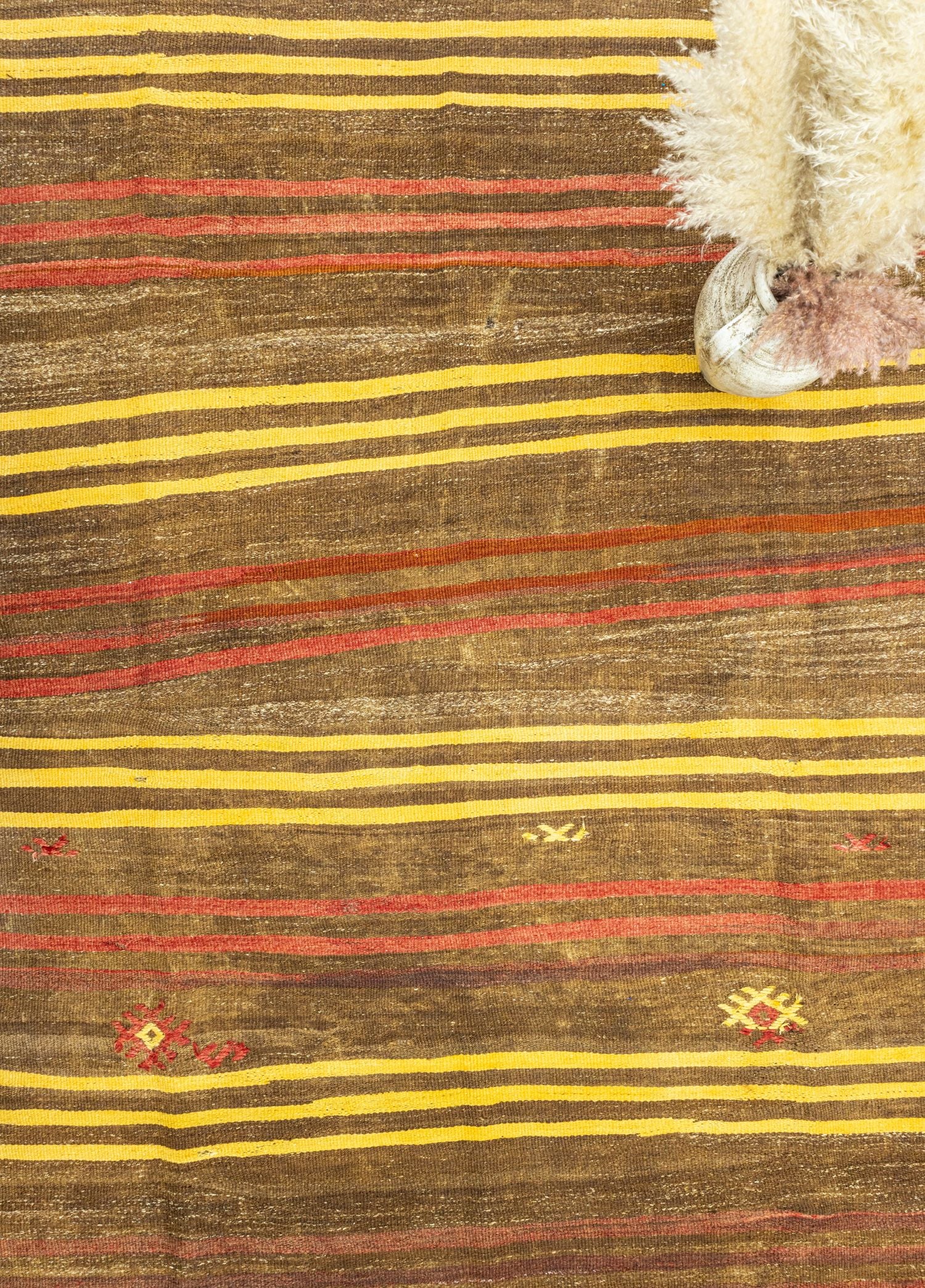 Soho Antiq-Hara El Dokuma çubuklu Kilim 214x338 Cm-Kilim-4-Milagron.com