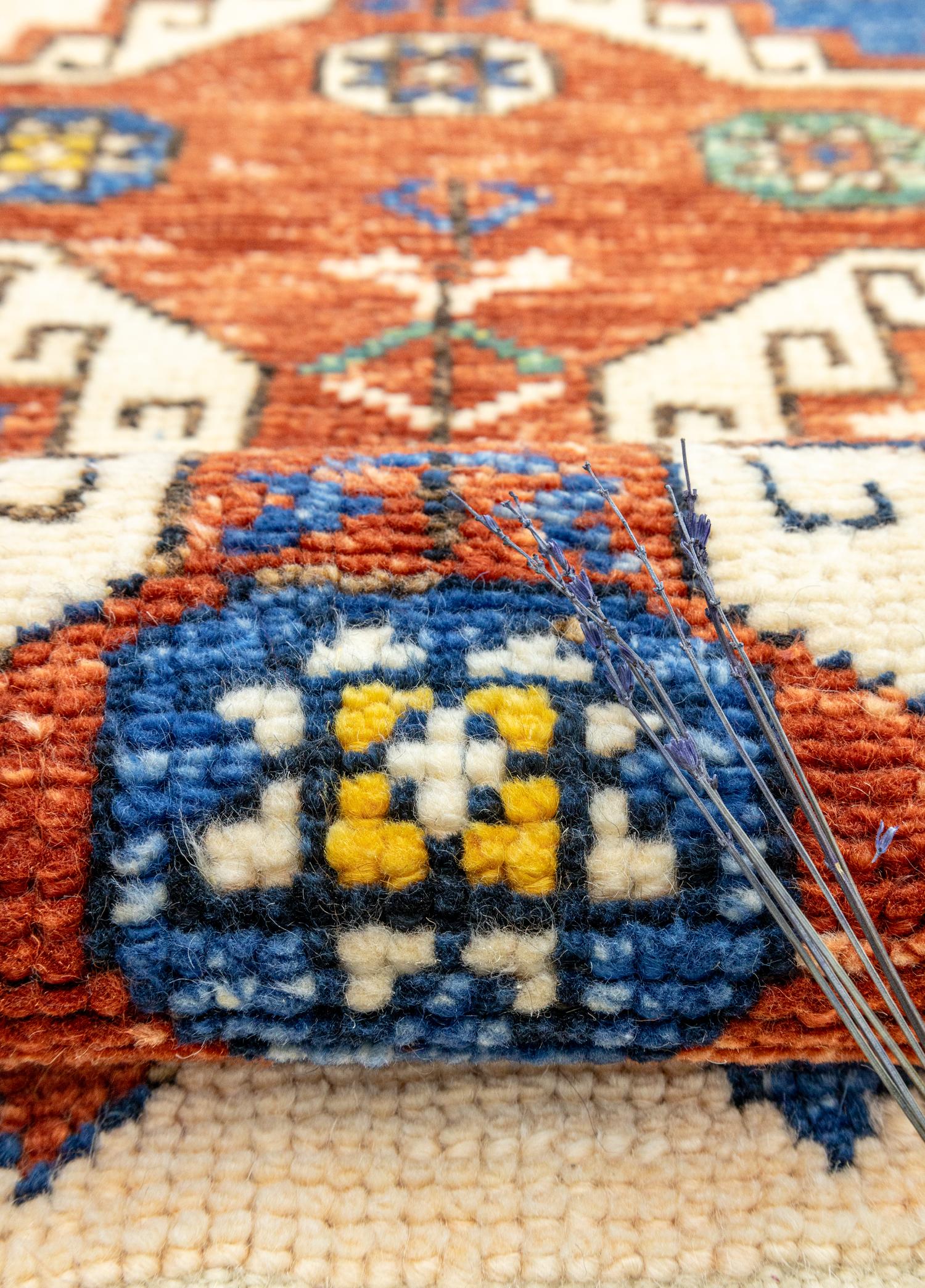 Soho Antiq-Hera El Dokuma Yün Uşak Halı 112x152 Cm-Halı-4-Milagron.com