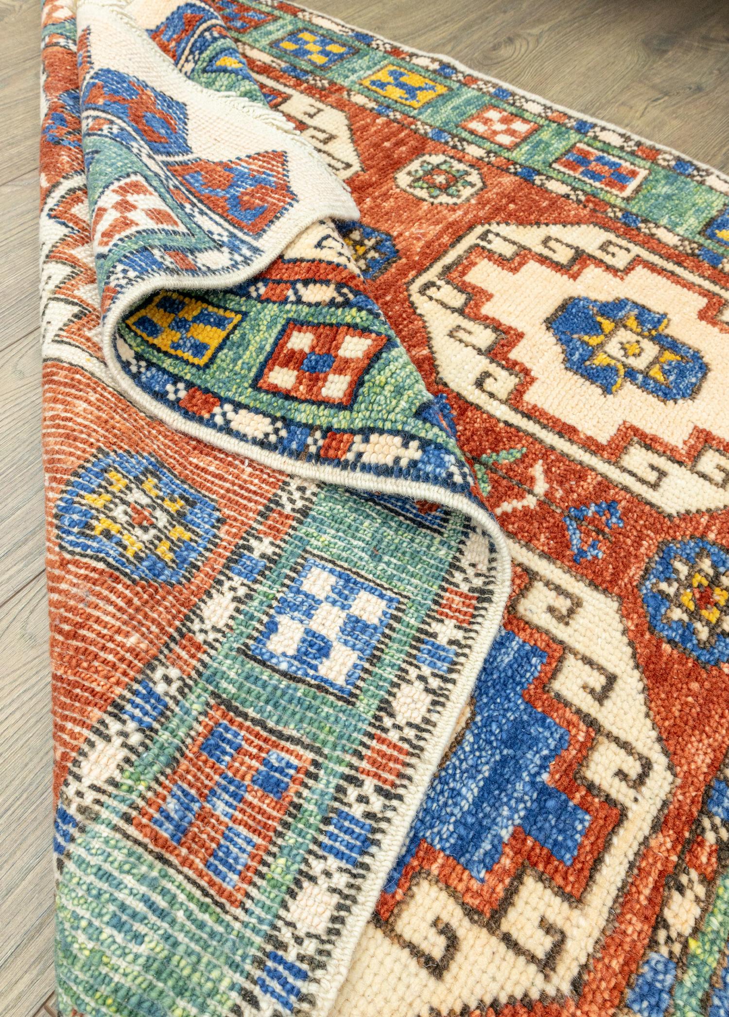 Soho Antiq-Hera El Dokuma Yün Uşak Halı 112x152 Cm-Halı-6-Milagron.com