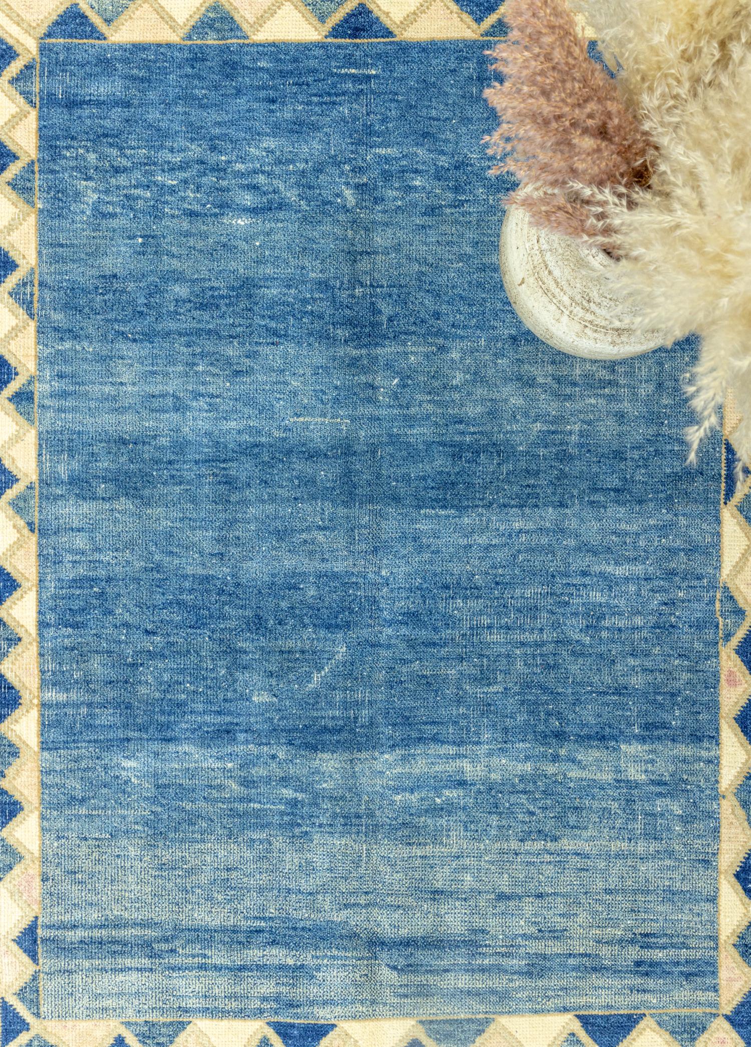 Soho Antiq-Hilda El Dokuma Kök Boya Halı 154x200 Cm-Halı-3-Milagron.com