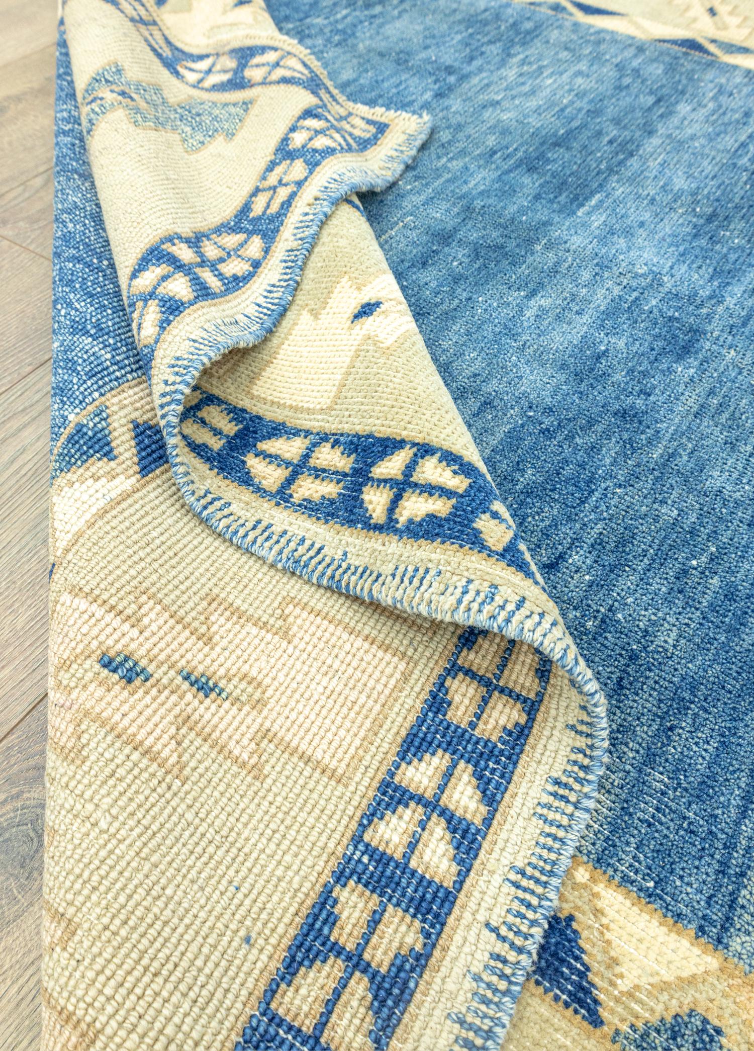 Soho Antiq-Hilda El Dokuma Kök Boya Halı 154x200 Cm-Halı-6-Milagron.com