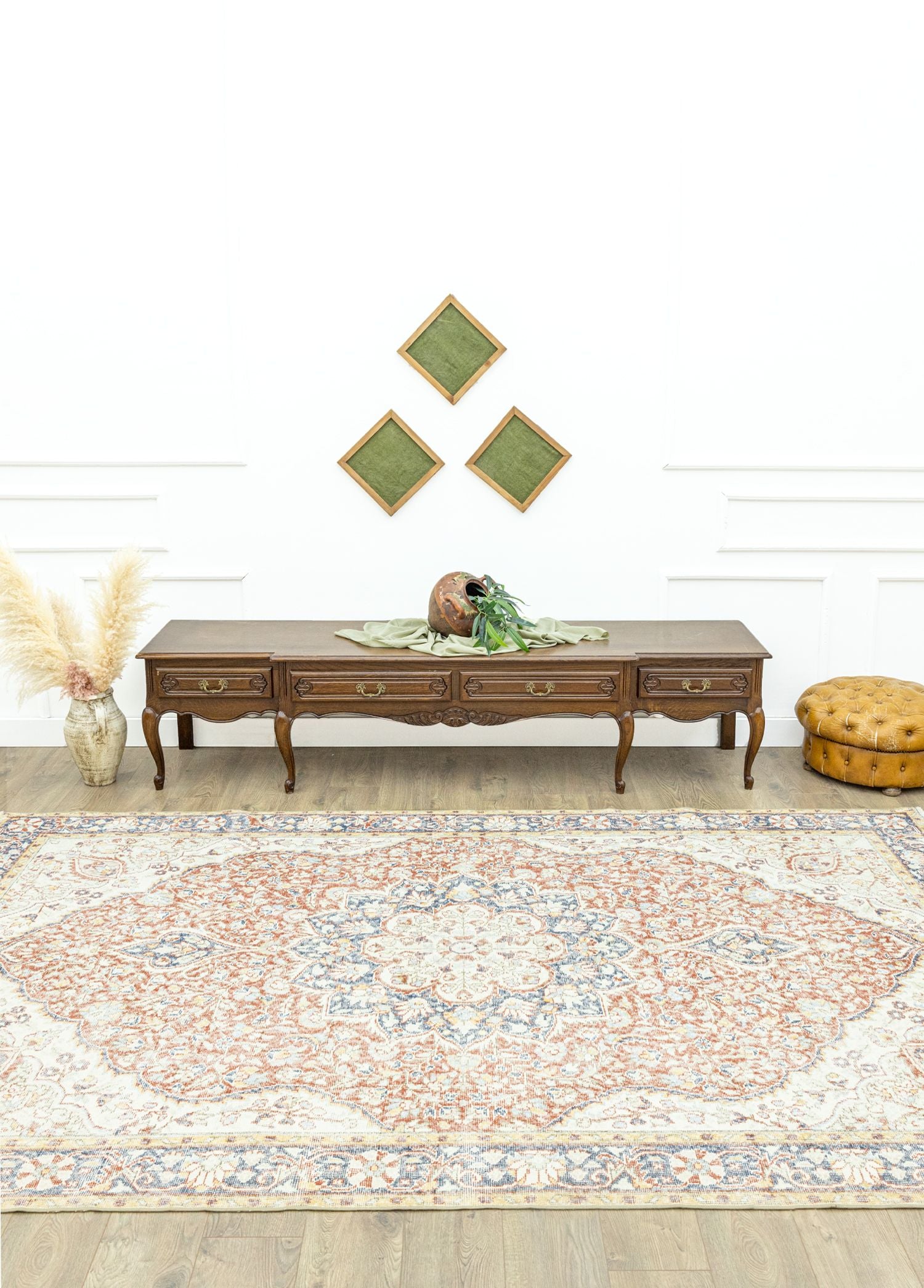 Soho Antiq-Humla Madalyon Tasarımlı Halı 208x326 Cm-Halı-2-Milagron.com