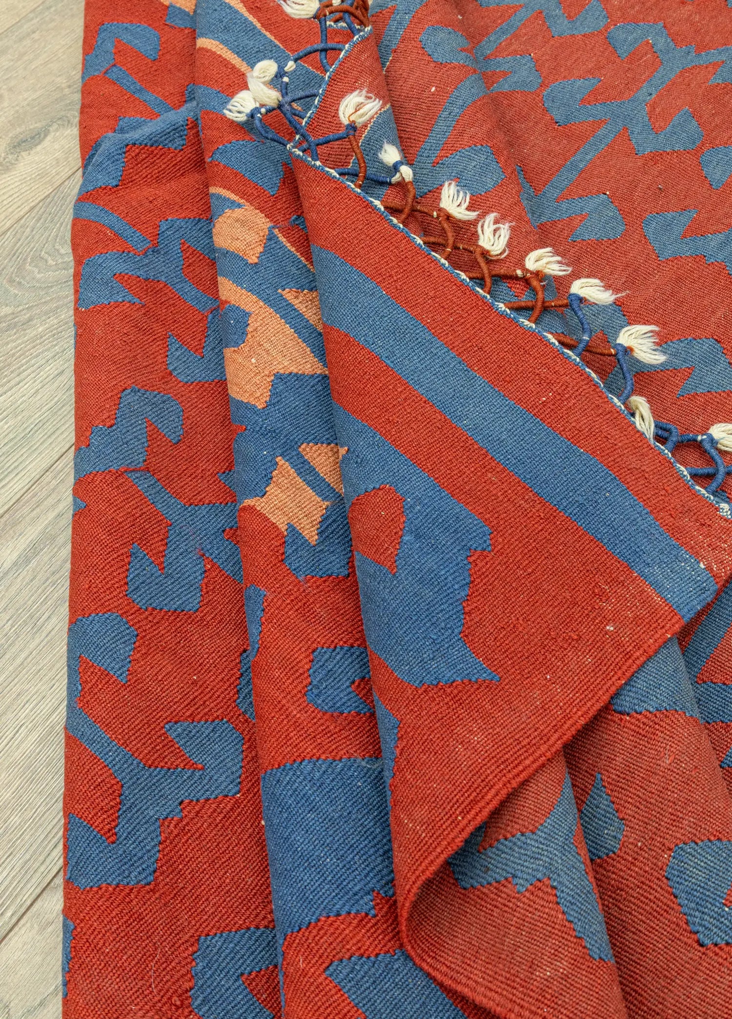 Soho Antiq-Ihlara El Dokuma Kırmızı Kilim 195x281 Cm-6-Milagron.com