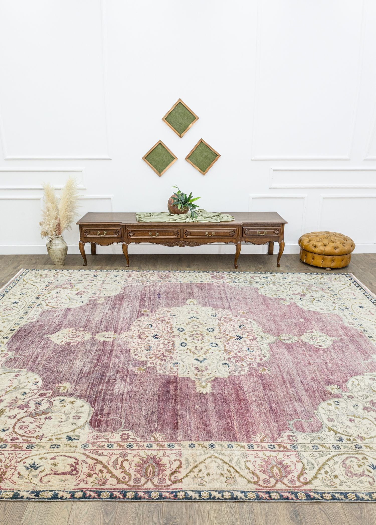 Soho Antiq-İynem Madalyon Desenli El Dokuma Halı 266x350 Cm-1-Milagron.com