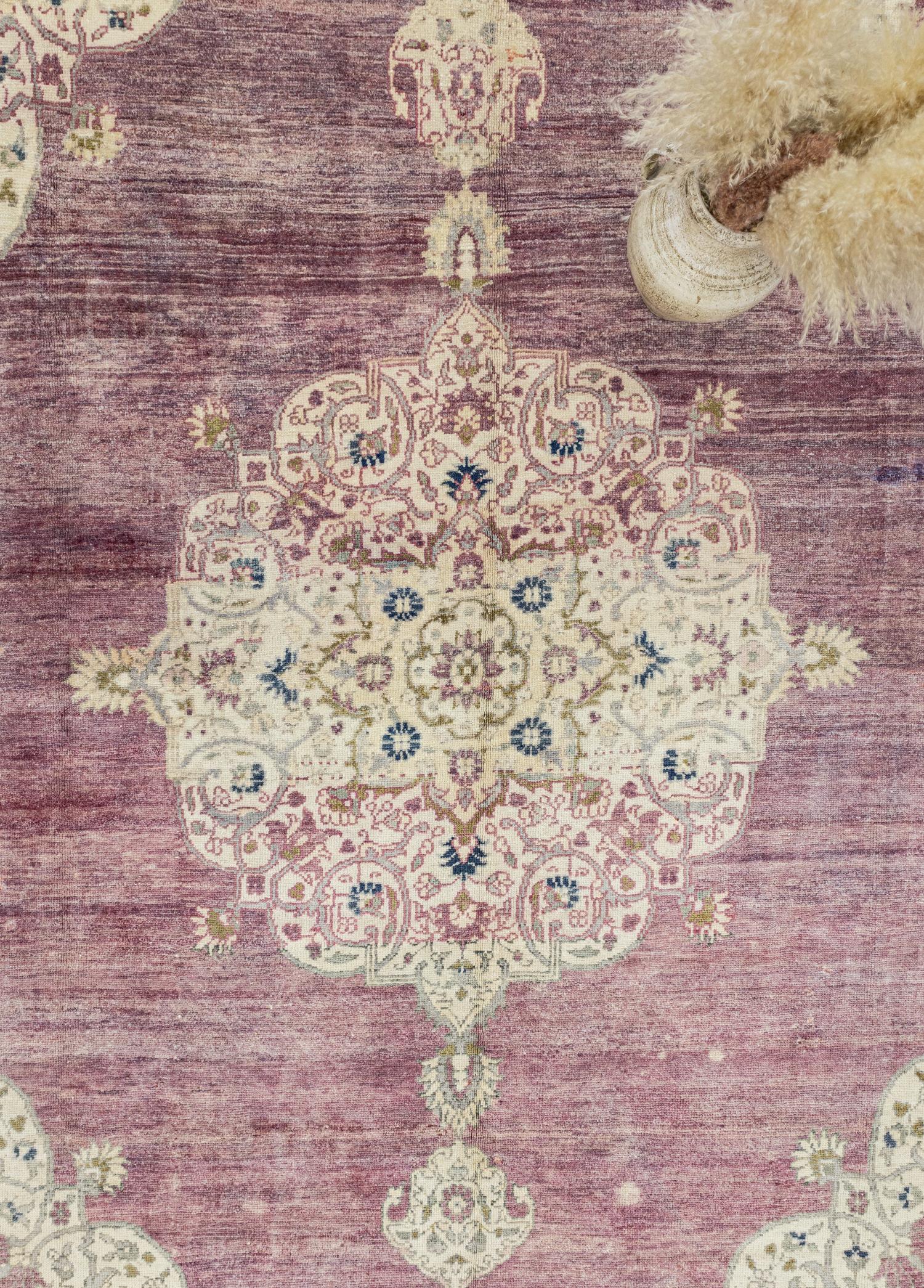 Soho Antiq-İynem Madalyon Desenli El Dokuma Halı 266x350 Cm-2-Milagron.com