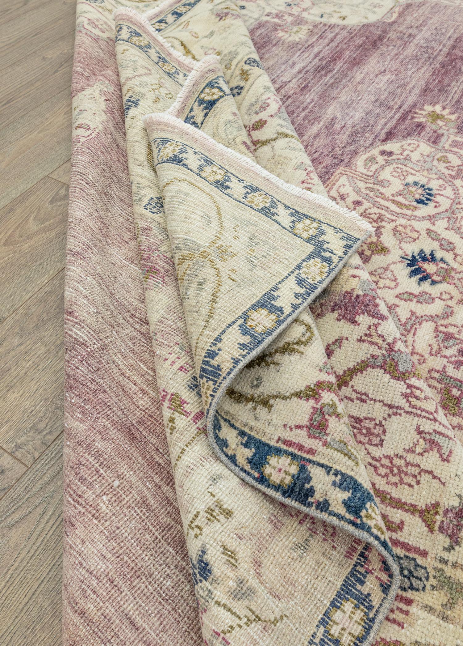 Soho Antiq-İynem Madalyon Desenli El Dokuma Halı 266x350 Cm-5-Milagron.com