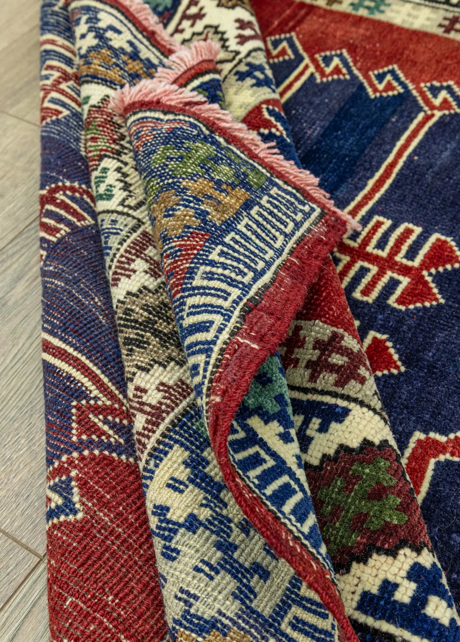 Soho Antiq-Karya Rustik Tasarımlı Yün Halı 131x179 Cm-6-Milagron.com