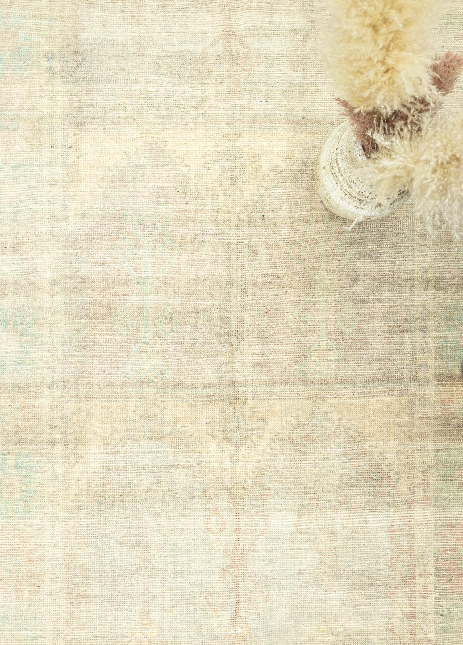 Soho Antiq-Kerec Pastel El Dokuma Halı 157x349 Cm-Halı-3-Milagron.com