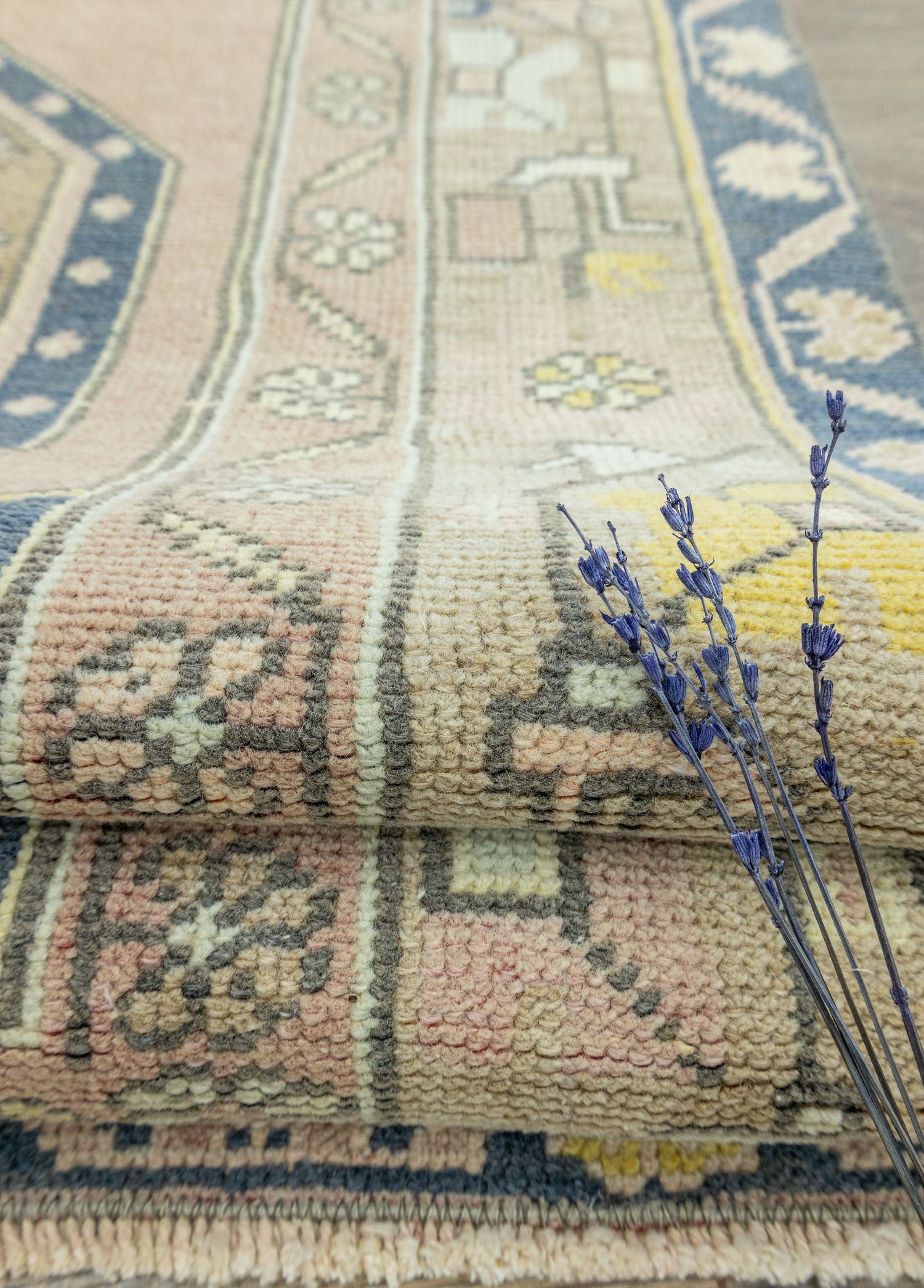 Soho Antiq-Khorsa Rustik Desenli El Dokuma Yolluk 98x296 Cm-Halı-4-Milagron.com