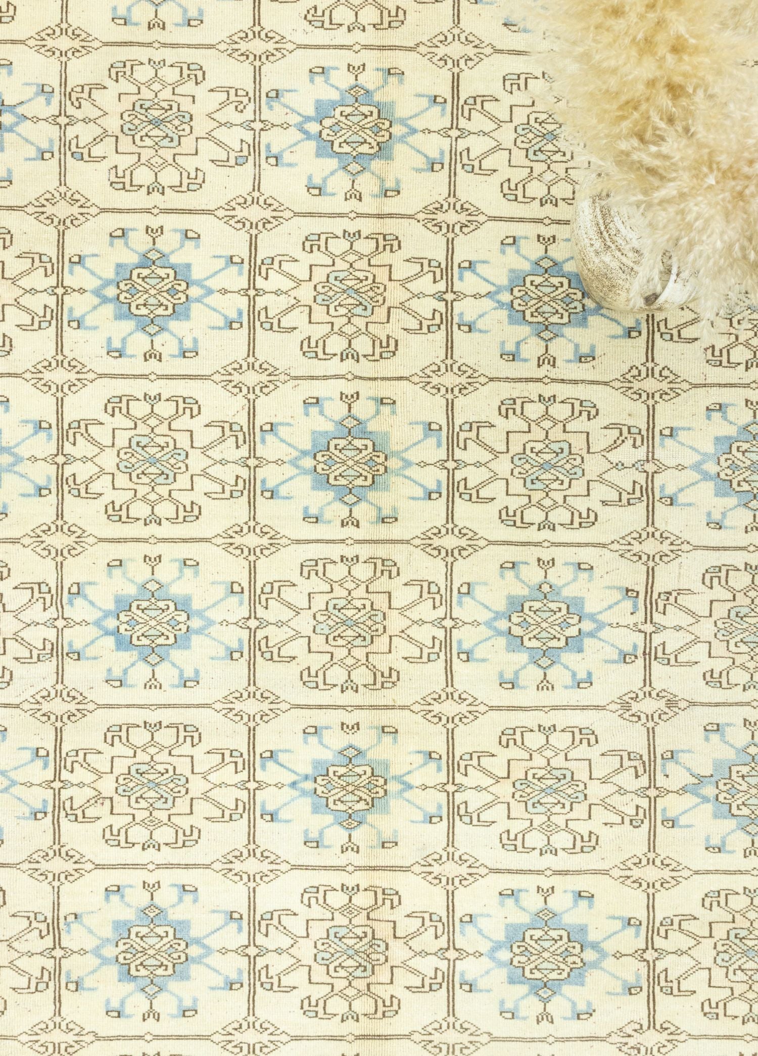 Soho Antiq-Klark Geometrik Motifli Yün Halı 284x346 Cm-Halı-3-Milagron.com