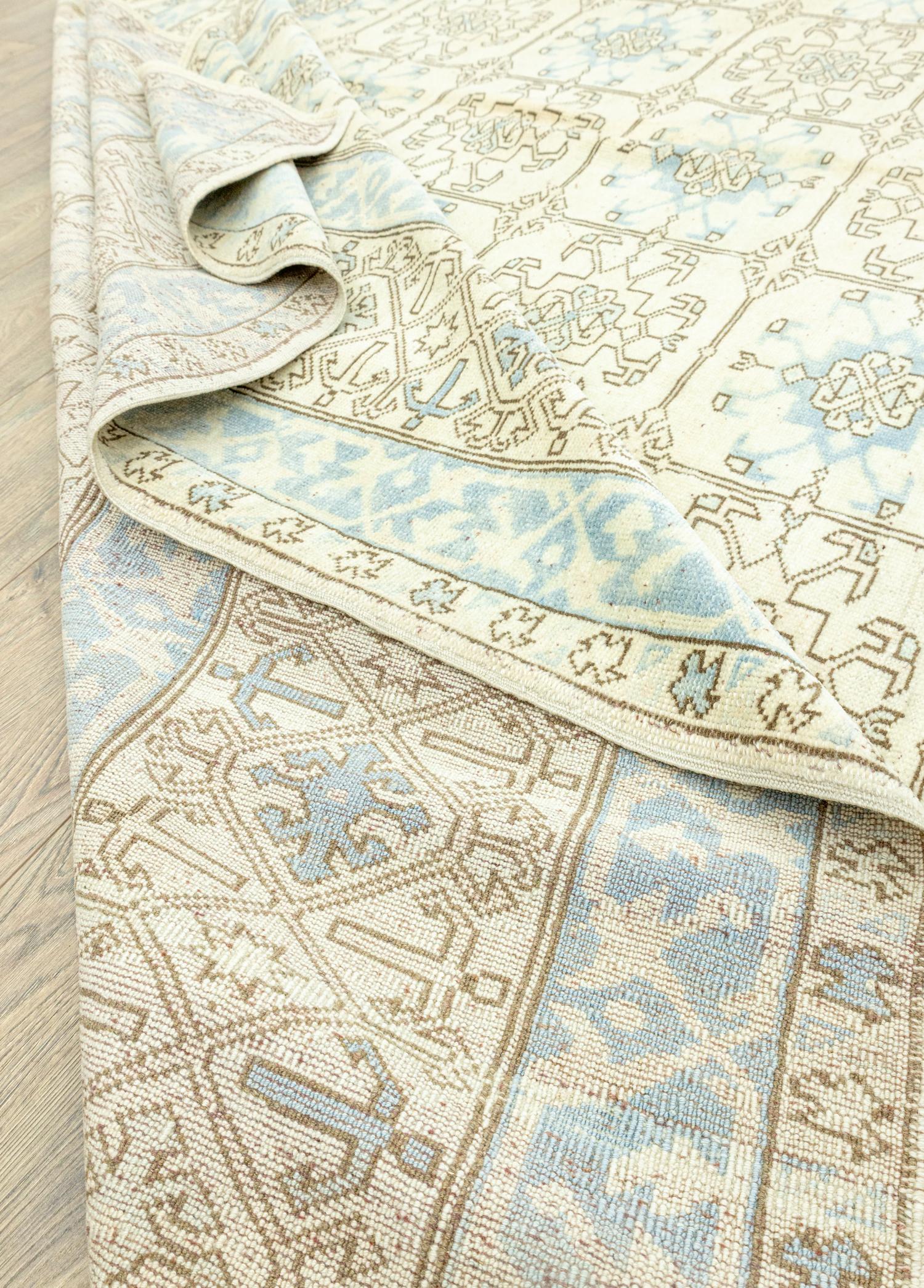 Soho Antiq-Klark Geometrik Motifli Yün Halı 284x346 Cm-Halı-6-Milagron.com