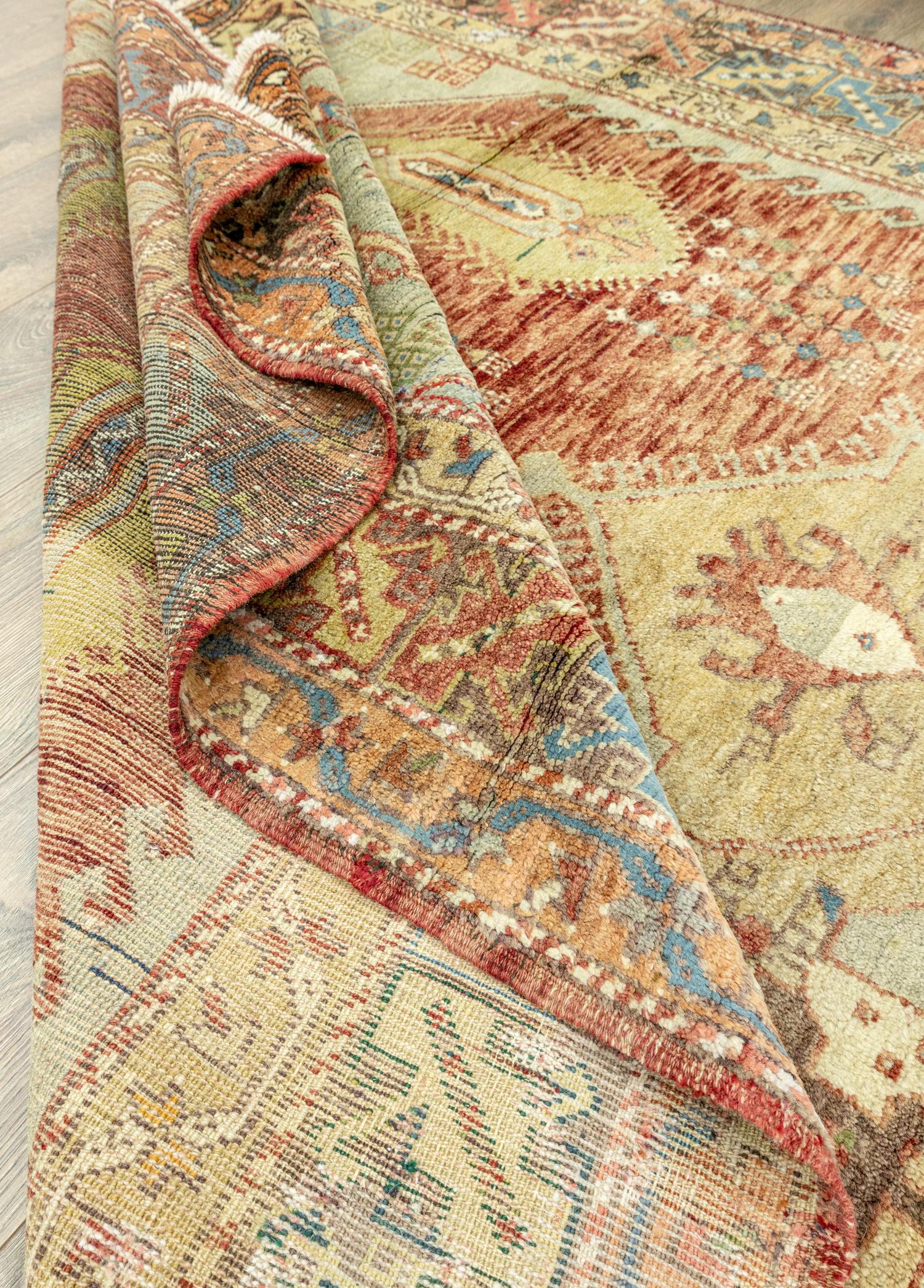 Soho Antiq-Krizantem Geleneksel Tasarımlı Yün Halı 170x305 Cm-Halı-6-Milagron.com