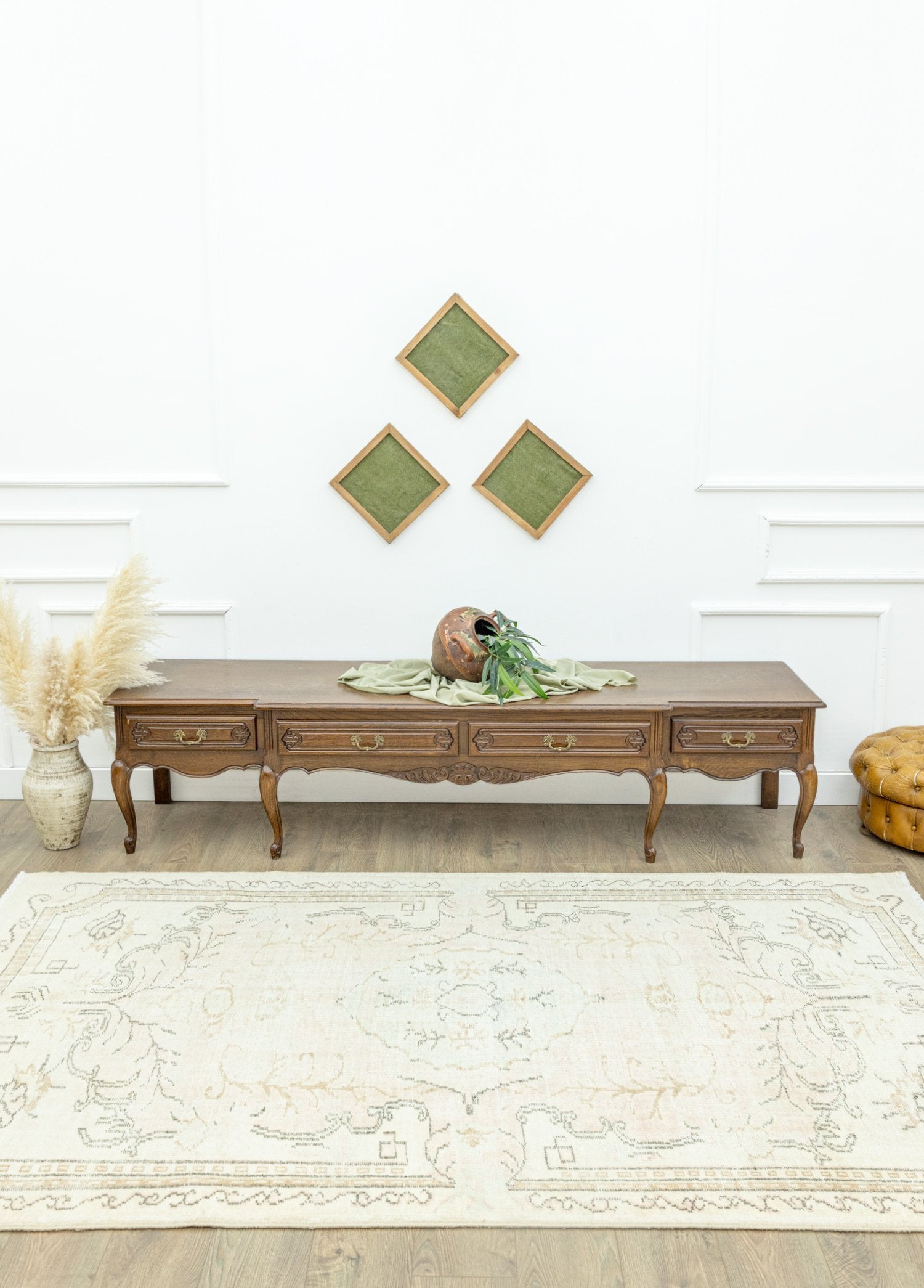 Soho Antiq-Kutal Vintage El Dokuma Halı 166x273 Cm-Halı-2-Milagron.com