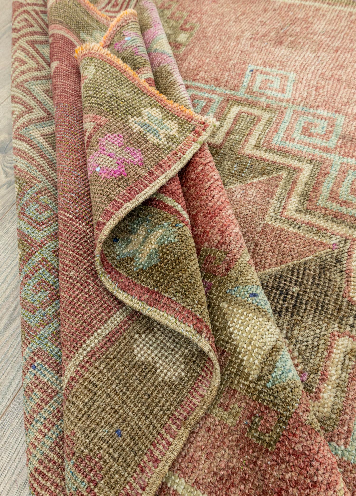 Soho Antiq-Laine El Dokuma Yün Herki Yolluk 160x448 Cm-Halı-6-Milagron.com