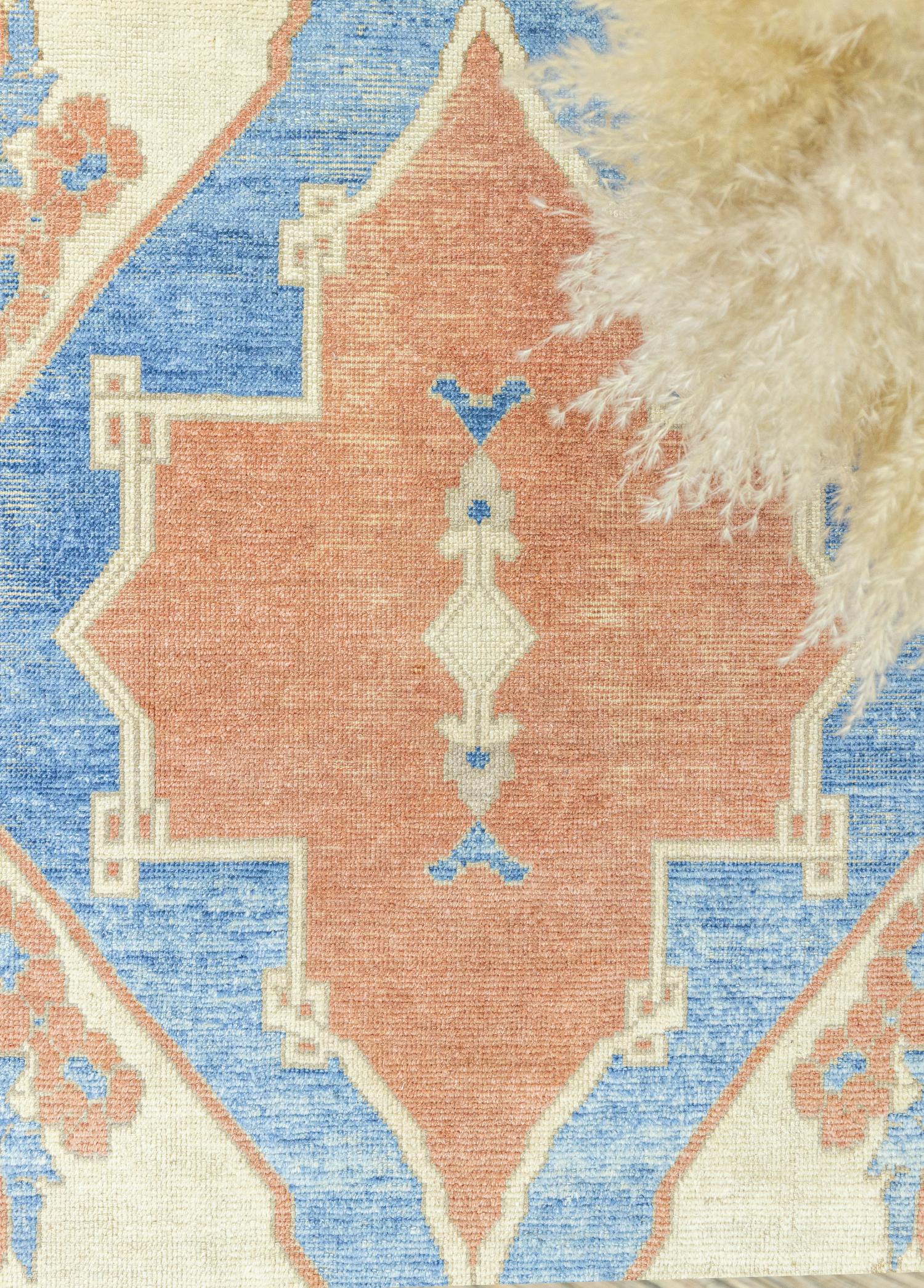 Soho Antiq-Laine El Dokuma Yün Uşak Halı 150x170 Cm-Halı-3-Milagron.com