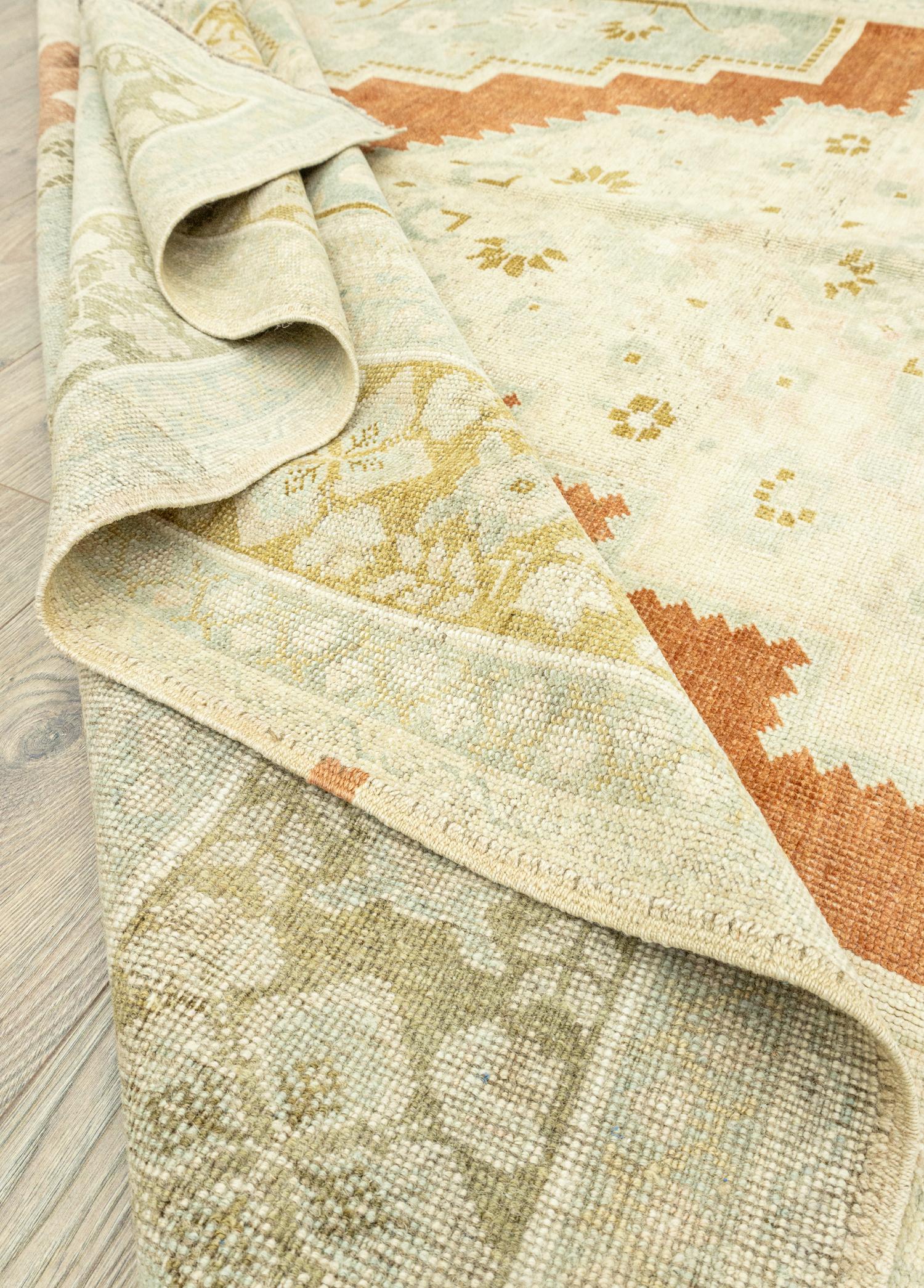 Soho Antiq-Laria El Dokuma Taşpınar Halı 206x360 Cm-Halı-6-Milagron.com