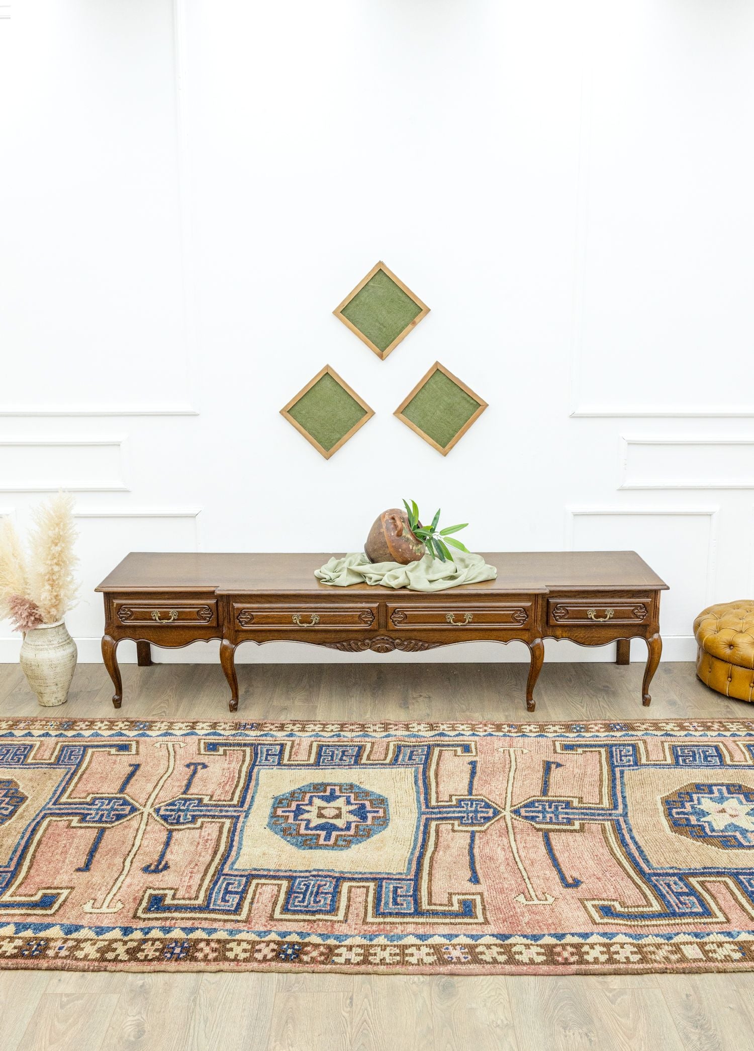 Soho Antiq-Leylak El Dokuma Herki Yolluk 146x389 Cm-Halı-2-Milagron.com