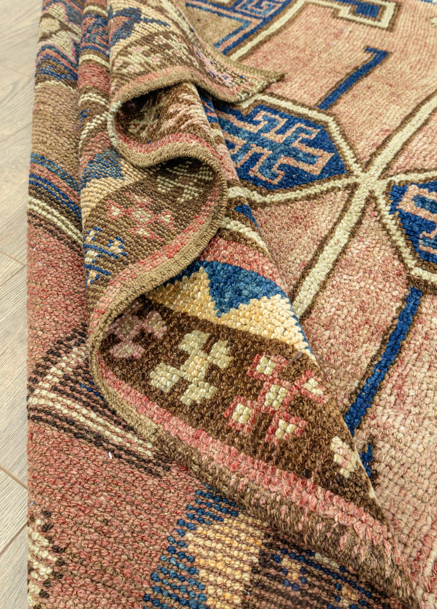 Soho Antiq-Leylak El Dokuma Herki Yolluk 146x389 Cm-Halı-6-Milagron.com