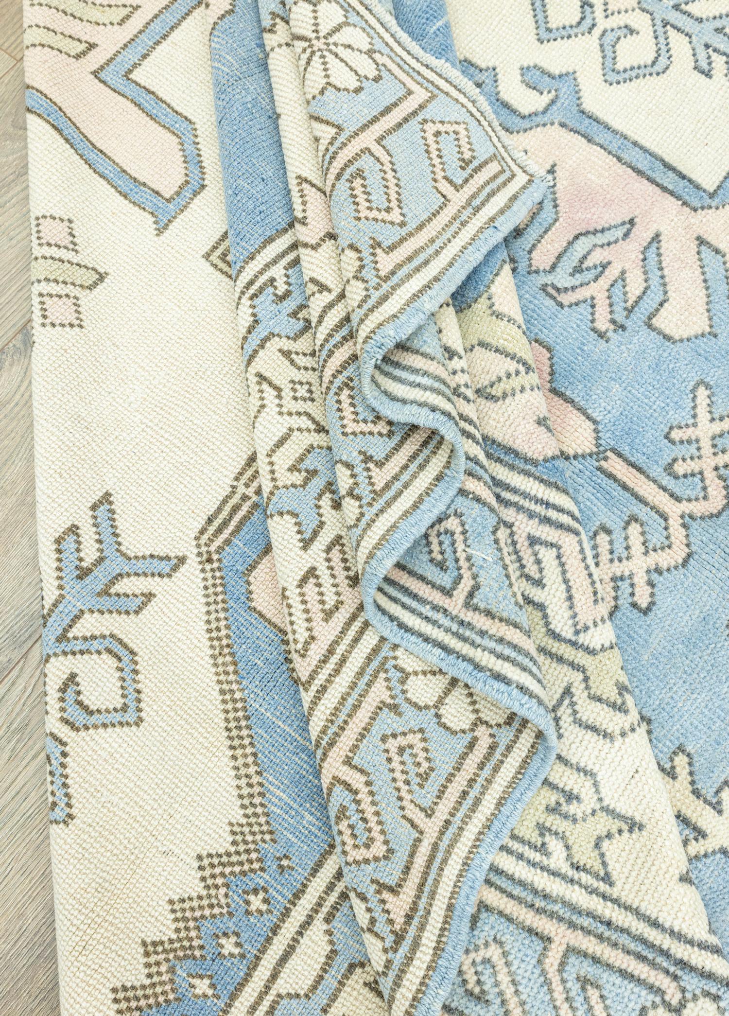 Soho Antiq-Liber Rustik Desenli El Dokuma Yün Halı 215x324 Cm-Halı-6-Milagron.com