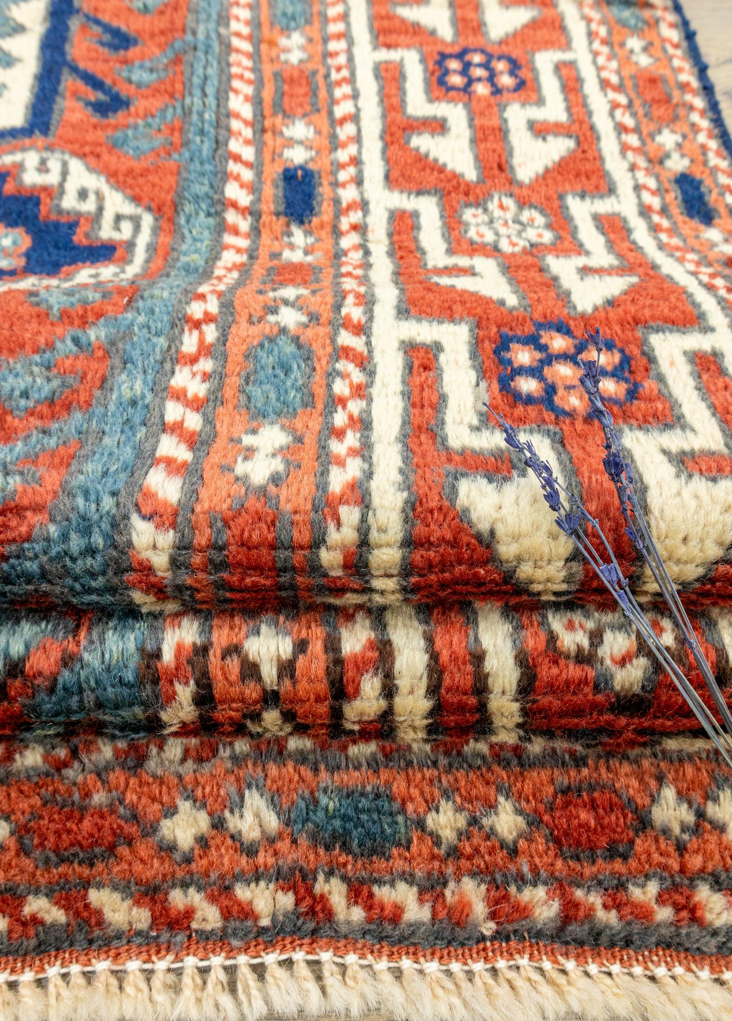 Soho Antiq-Likak El Dokuma Eski Bergama Halısı 168x222 Cm-Halı-4-Milagron.com