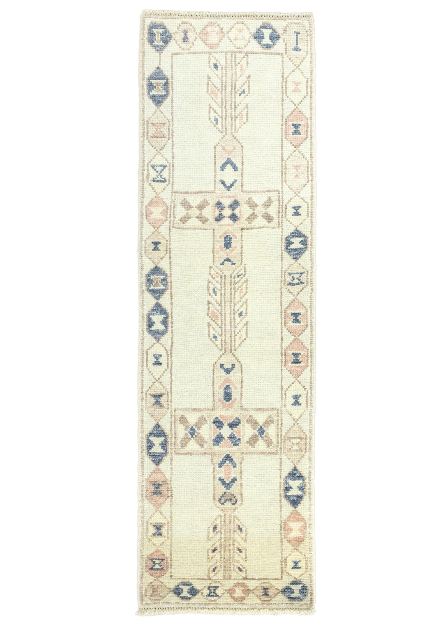 Soho Antiq-Lindsey El Dokuma Yün Yolluk 56x193 Cm-Halı-1-Milagron.com