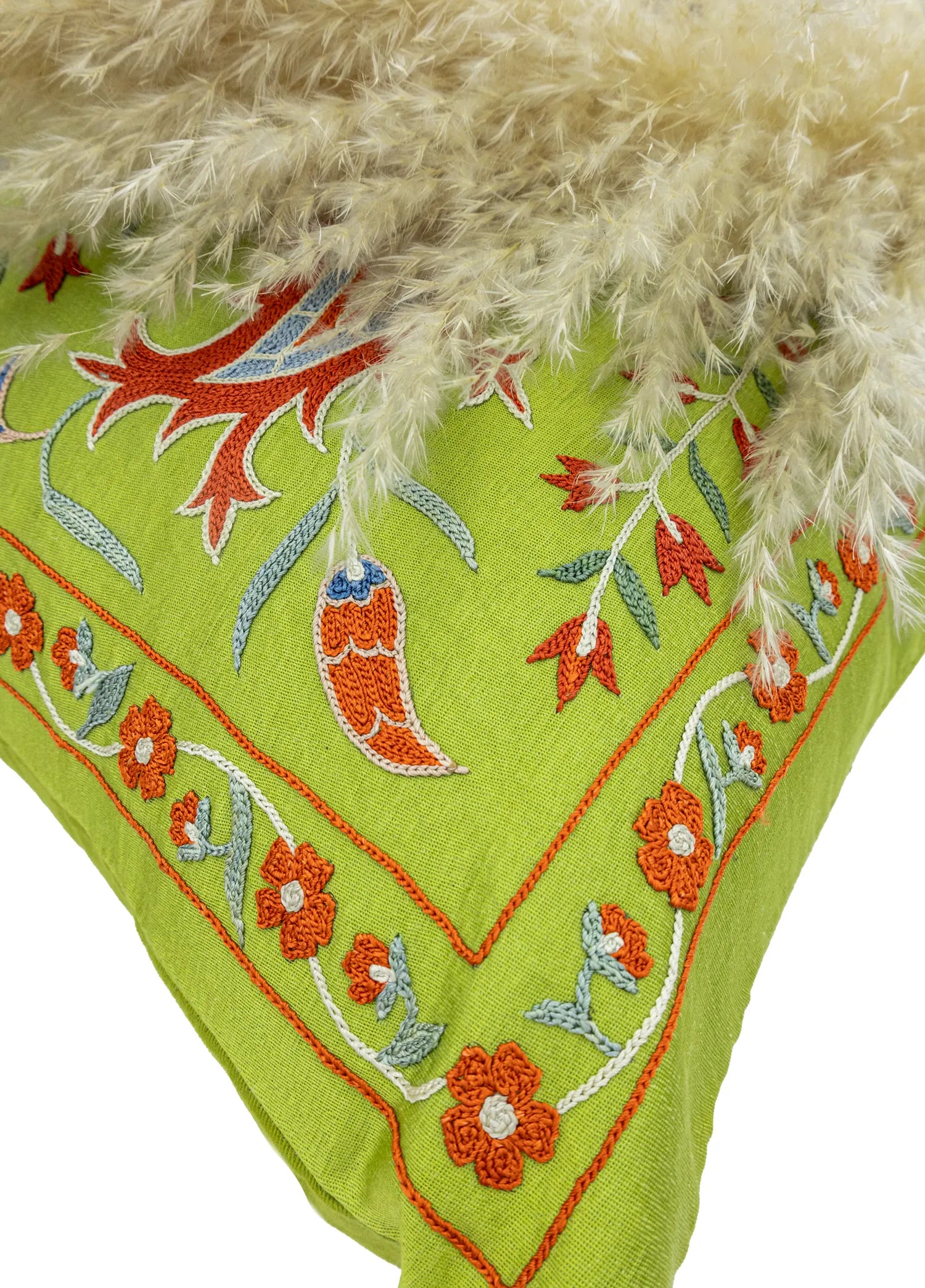 Soho Antiq-Mabel Floral Tasarımlı Kırlent 50x50 Cm-4-Milagron.com