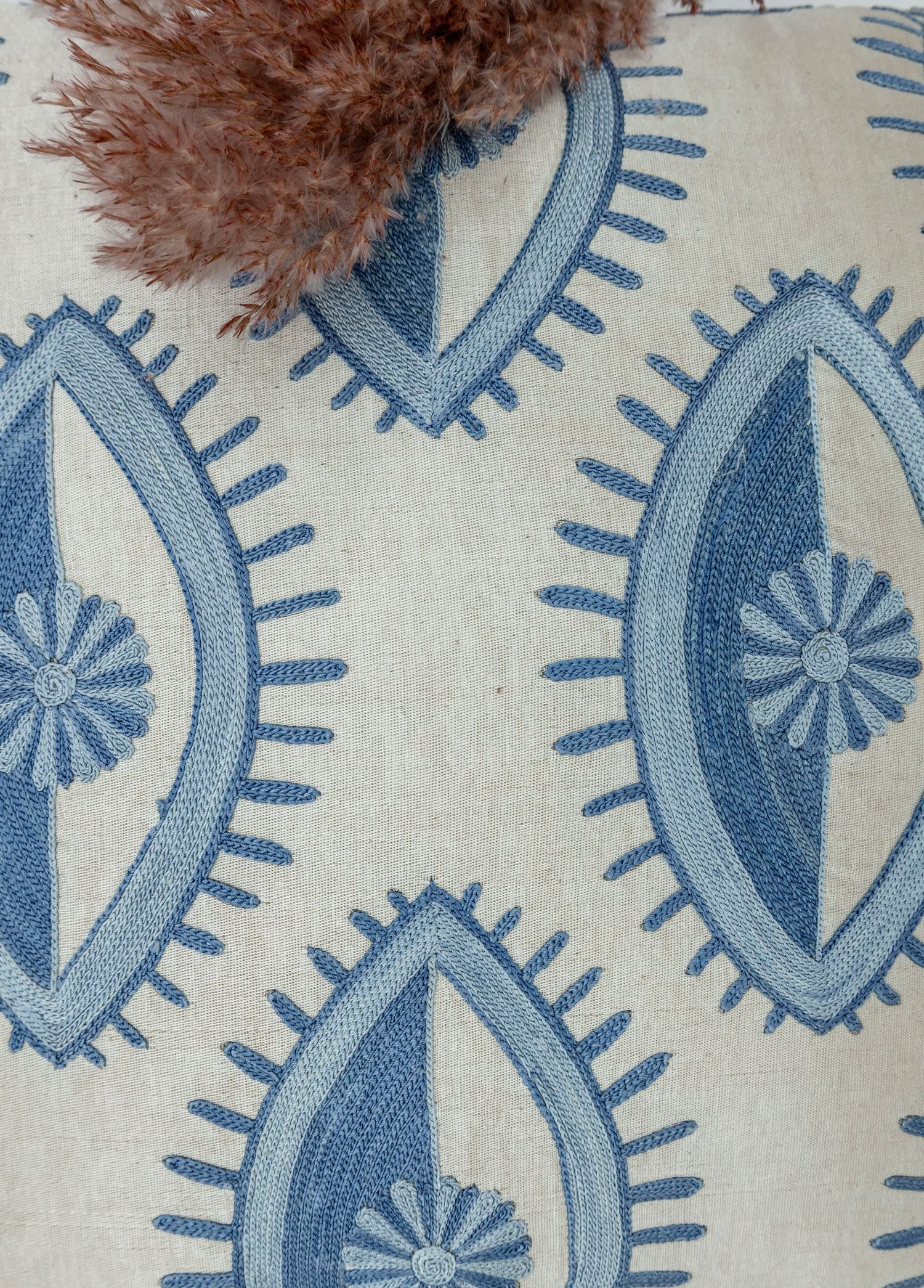 Soho Antiq-Mabel Modern Dekoratif Suzani Kırlent 50x50 Cm-Yastık-3-Milagron.com