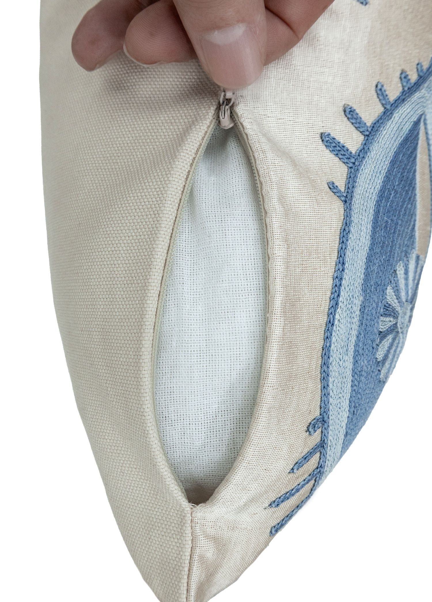 Soho Antiq-Mabel Modern Dekoratif Suzani Kırlent 50x50 Cm-Yastık-7-Milagron.com