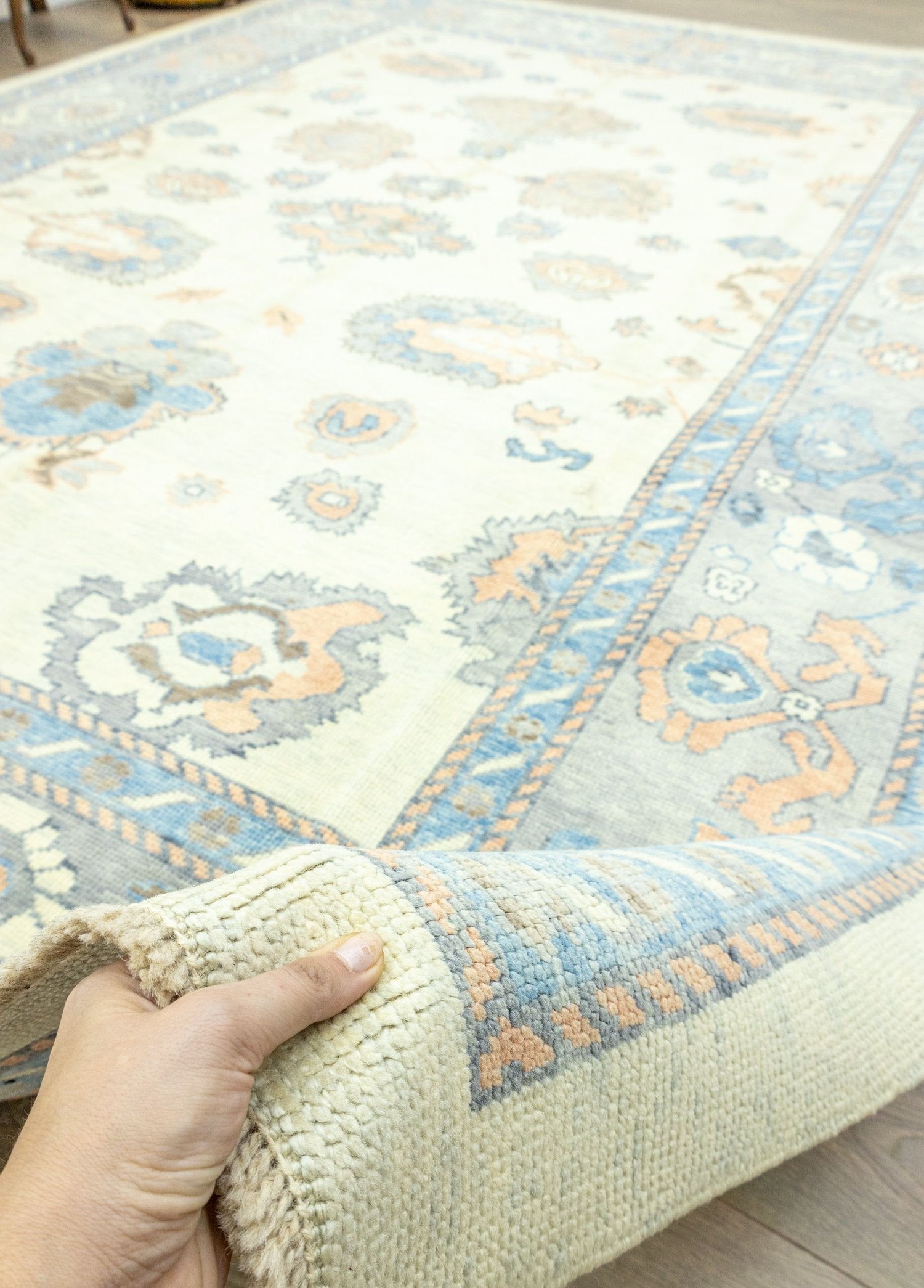 Soho Antiq-Madel El Dokuma Büyük Uşak Halısı 310x426 Cm-Halı-5-Milagron.com