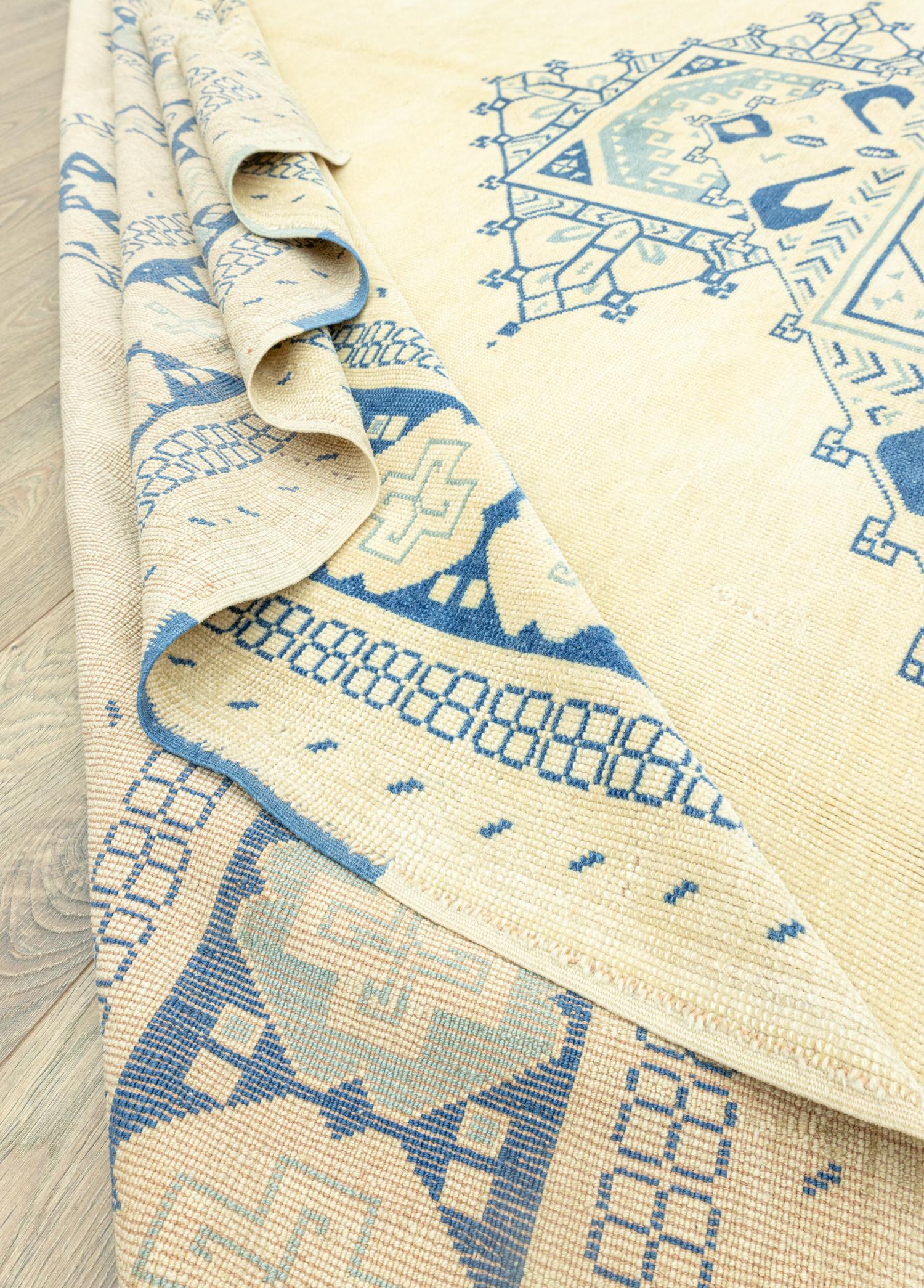 Soho Antiq-Madra Rustik El Dokuma Yün Halı 278x372 Cm-Halı-6-Milagron.com