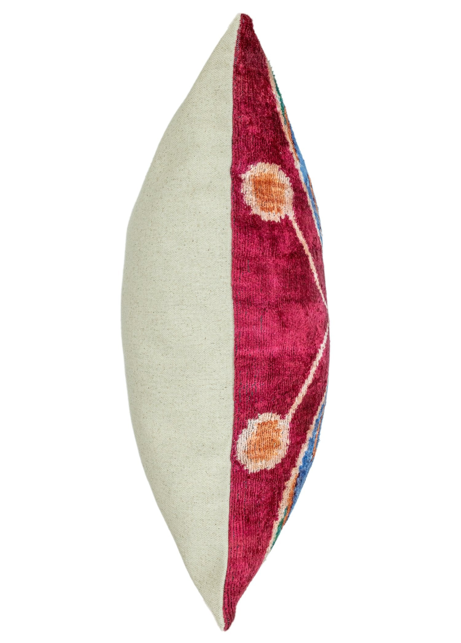 Soho Antiq-Mahnaz Kelebek Desenli El Yapımı Kırlent 50x50 Cm-Kırlent-6-Milagron.com