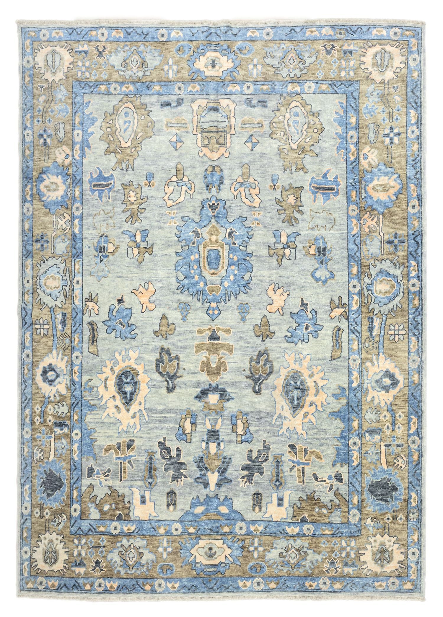 Soho Antiq-Maise El Dokuma Yün Uşak Halısı 254x290 Cm-Halı-1-Milagron.com