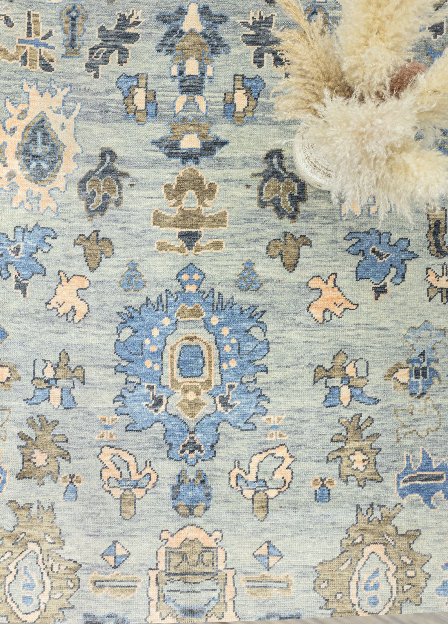 Soho Antiq-Maise El Dokuma Yün Uşak Halısı 254x290 Cm-Halı-3-Milagron.com