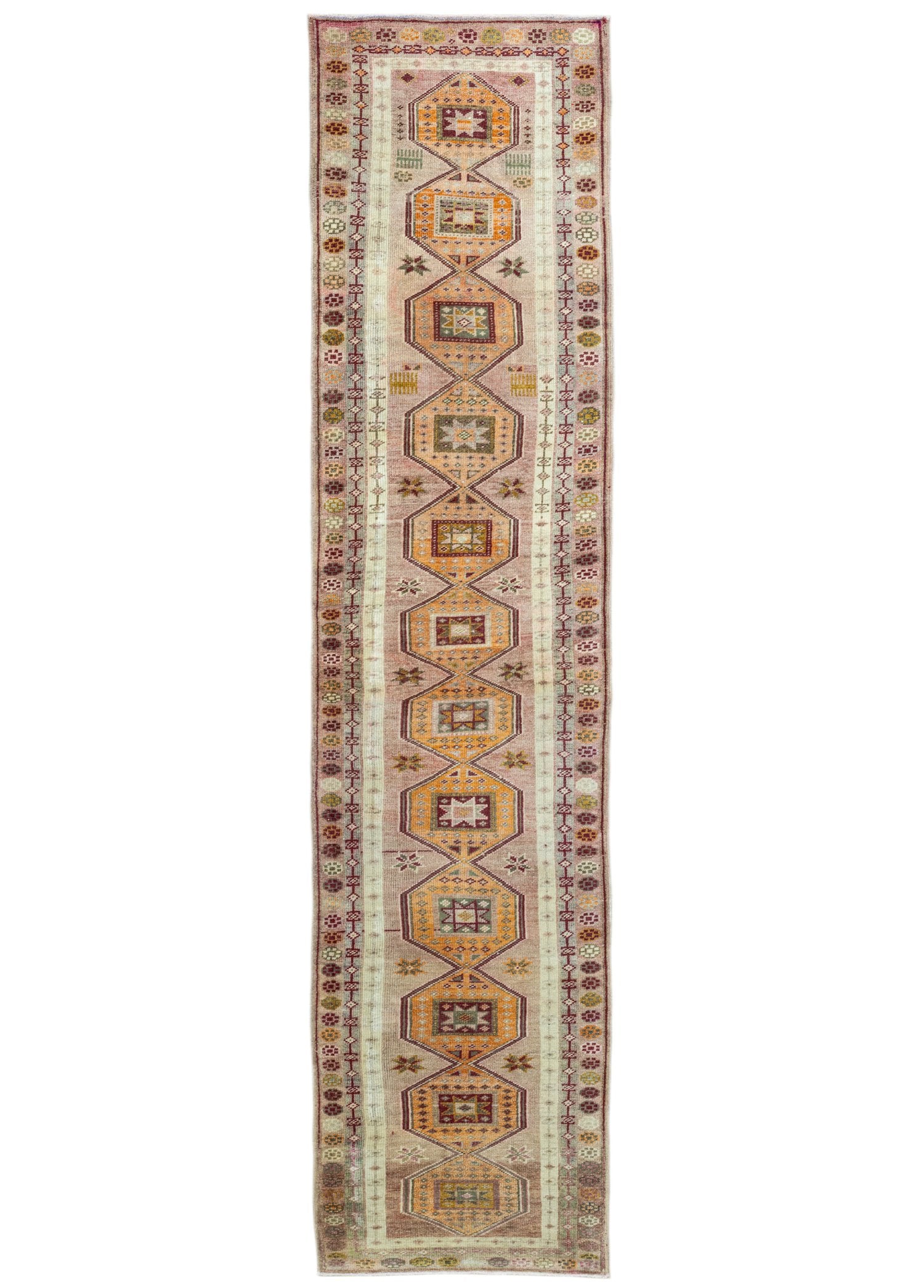 Soho Antiq-Malard Bohem Tarz El Dokuma Herki Yolluk 81x400 Cm-Halı-1-Milagron.com