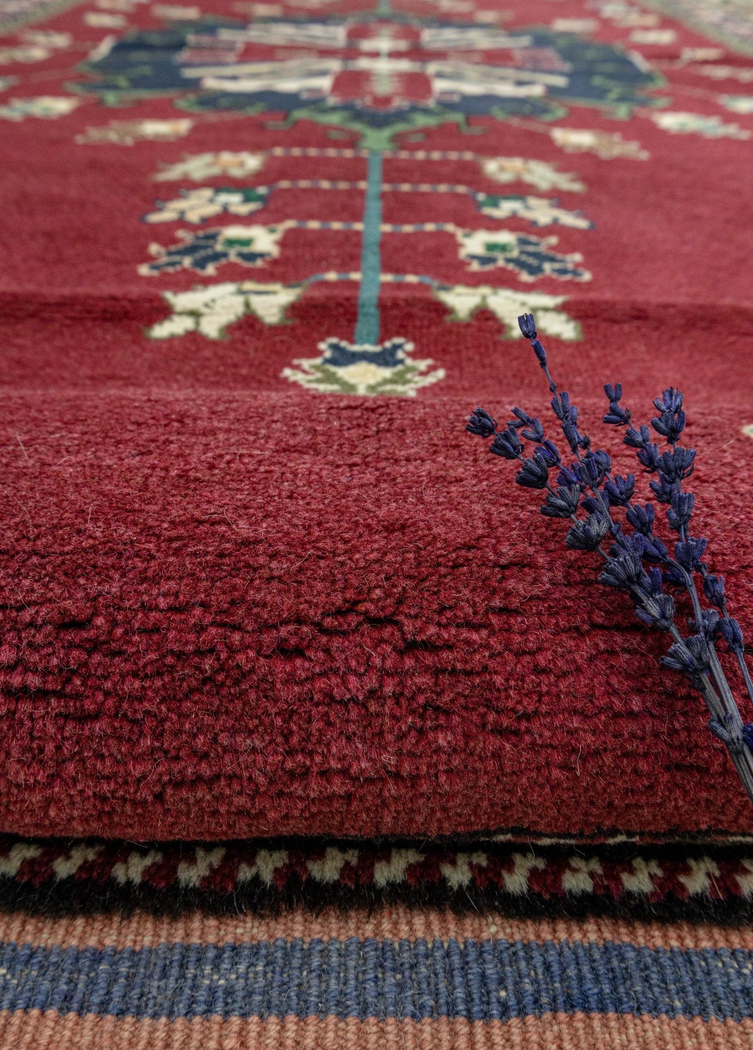 Soho Antiq-Marcin Rustik Kırmızı Yün Halı 183x330 Cm-Halı-4-Milagron.com