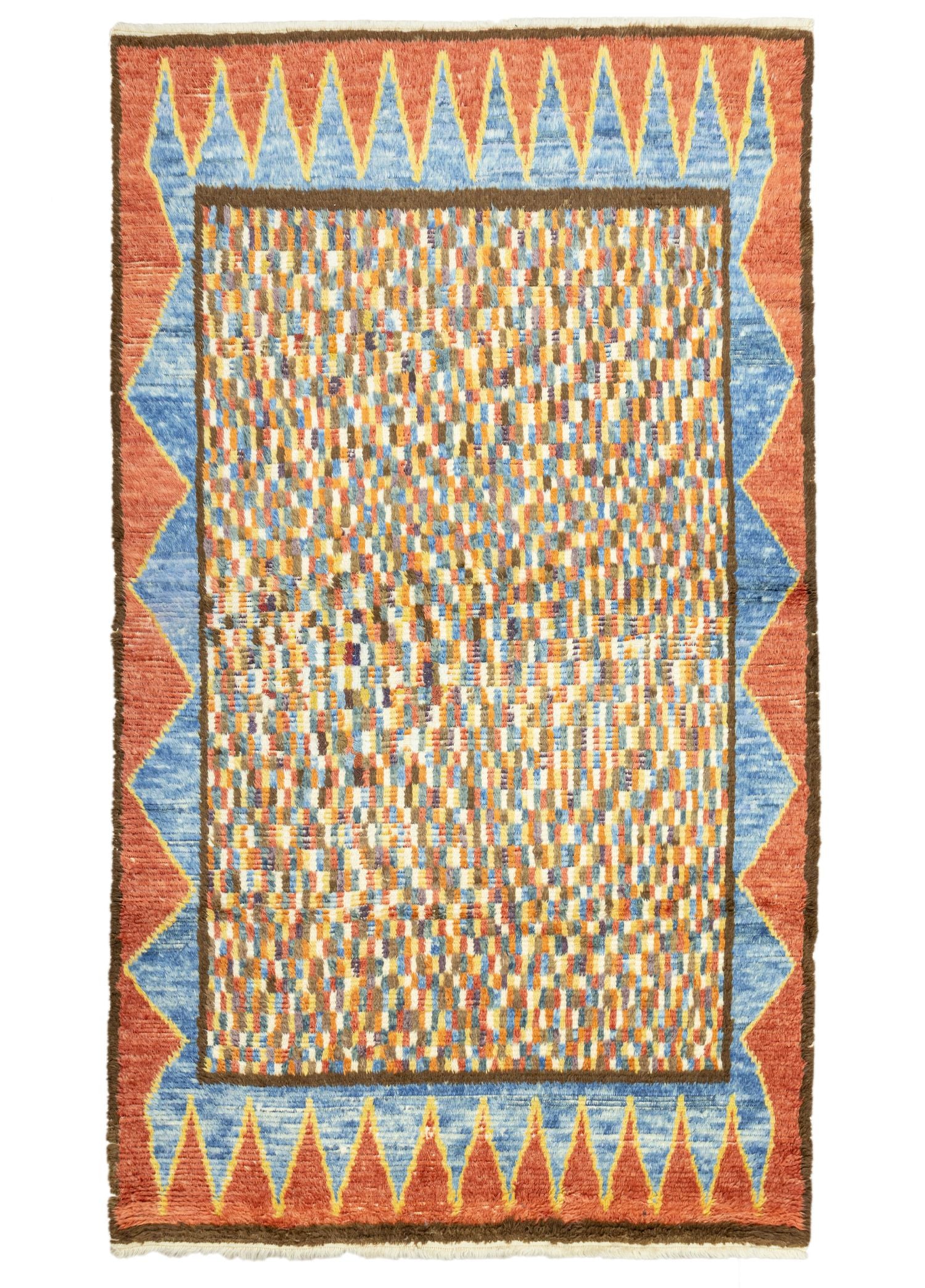 Soho Antiq-Mathilde Renkli El Dokuma Tülü Halı 153x264 Cm-Halı-1-Milagron.com