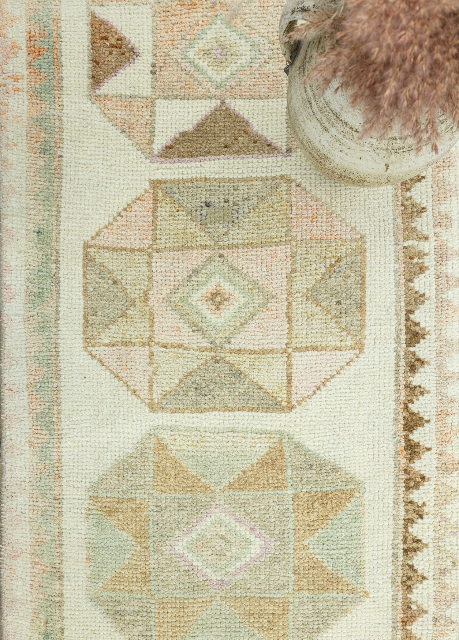 Soho Antiq-Meshed El Dokuma Yün Herki Yolluk 79x397 Cm-Halı-3-Milagron.com